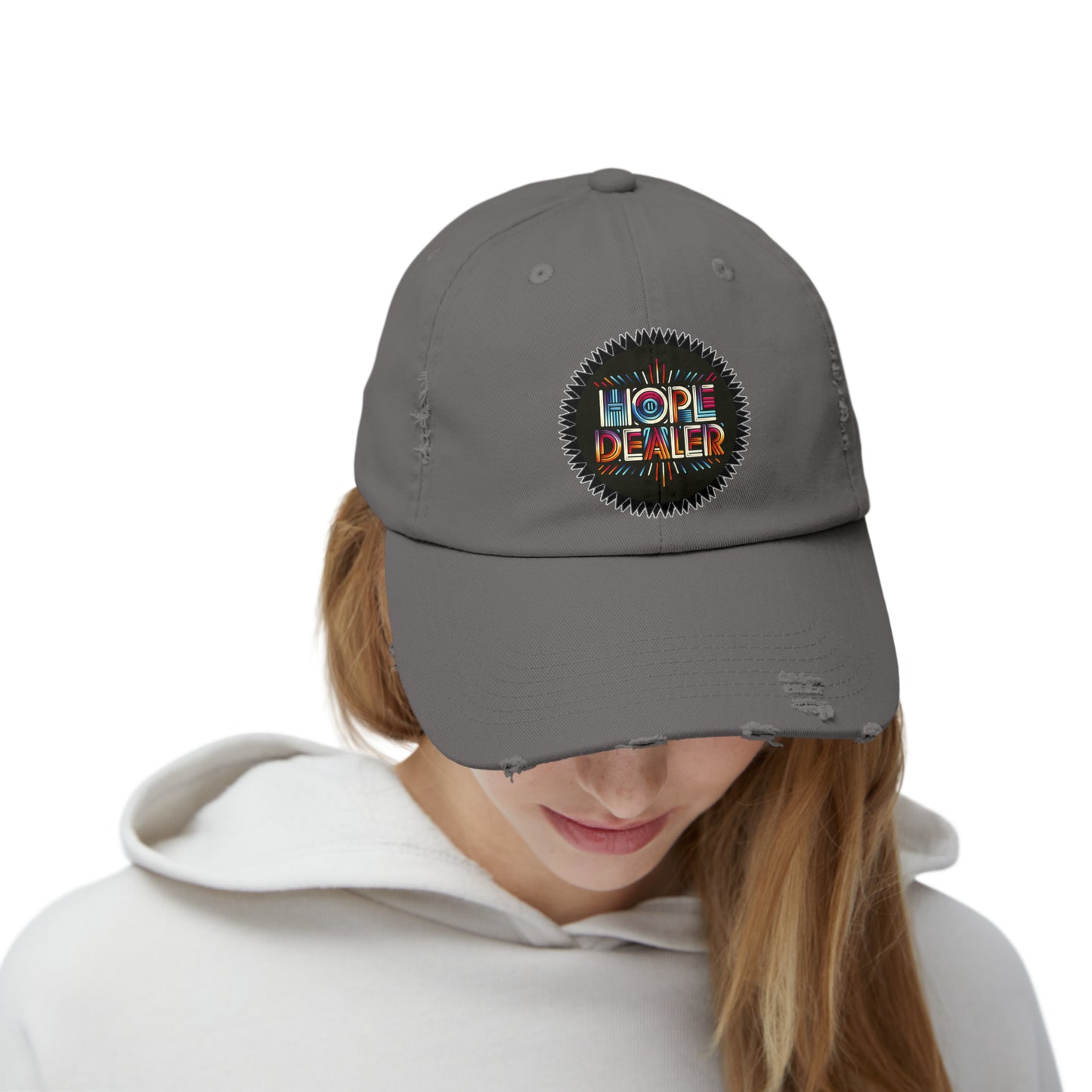 Hope Dealer Unisex Distressed Cap