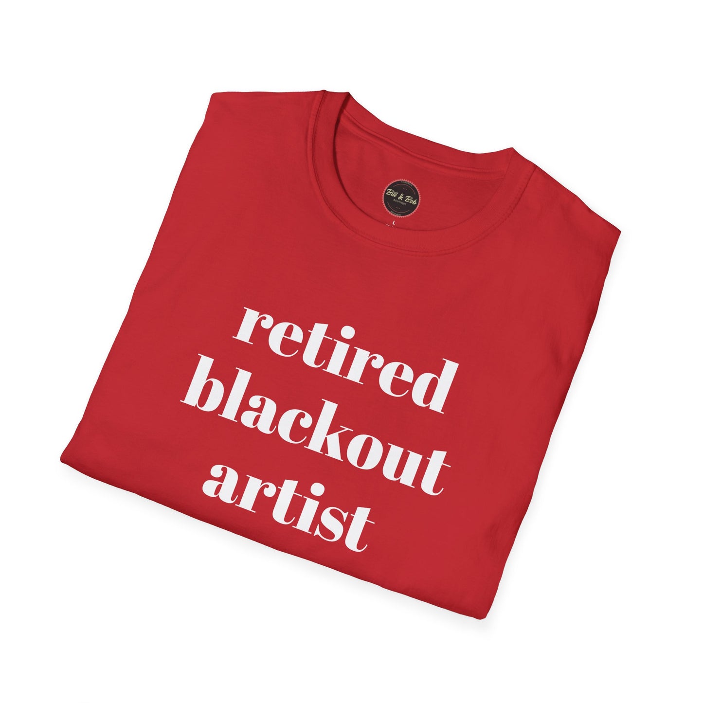Retired Blackout Artist Unisex Softstyle T-Shirt