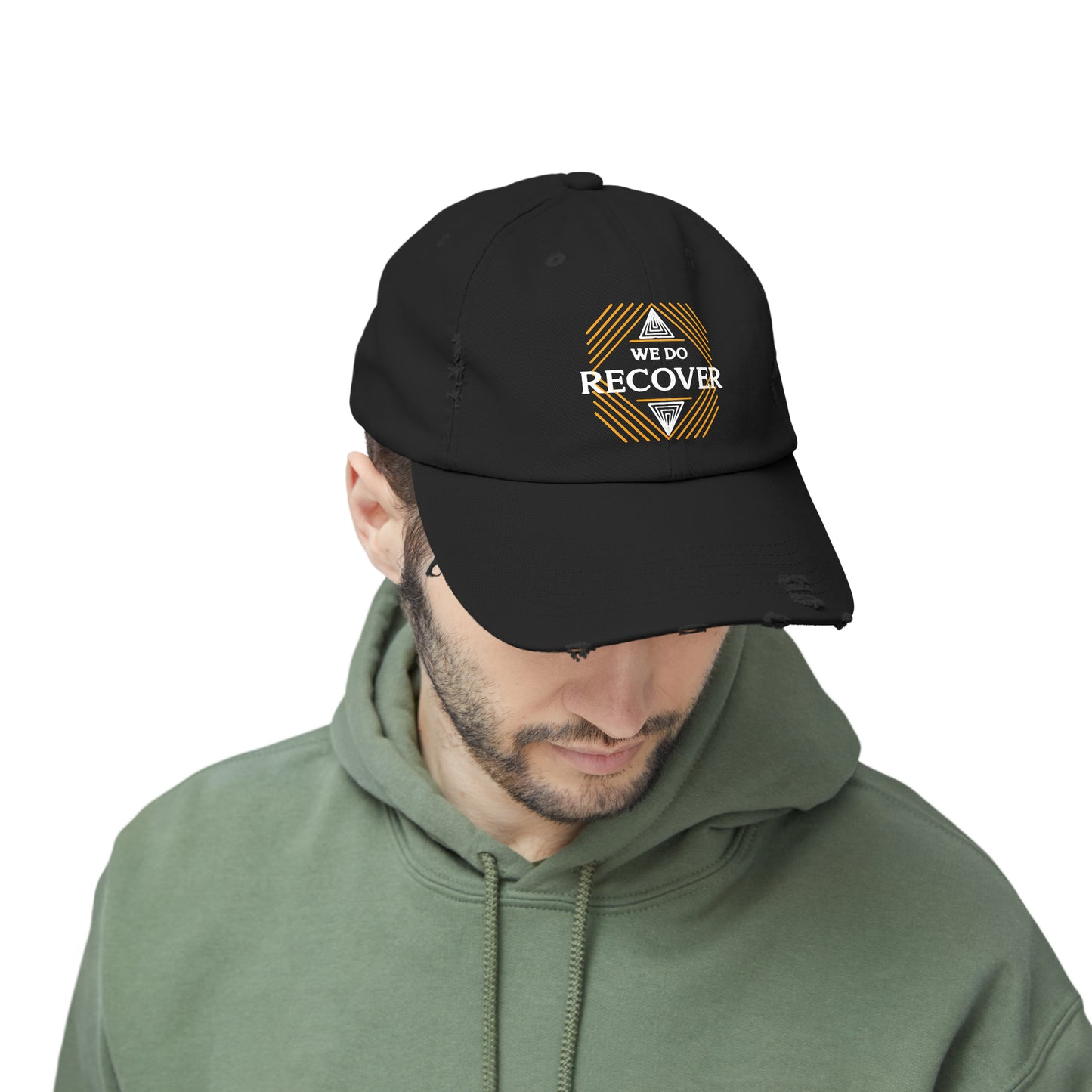 We Do Recover Unisex Distressed Cap