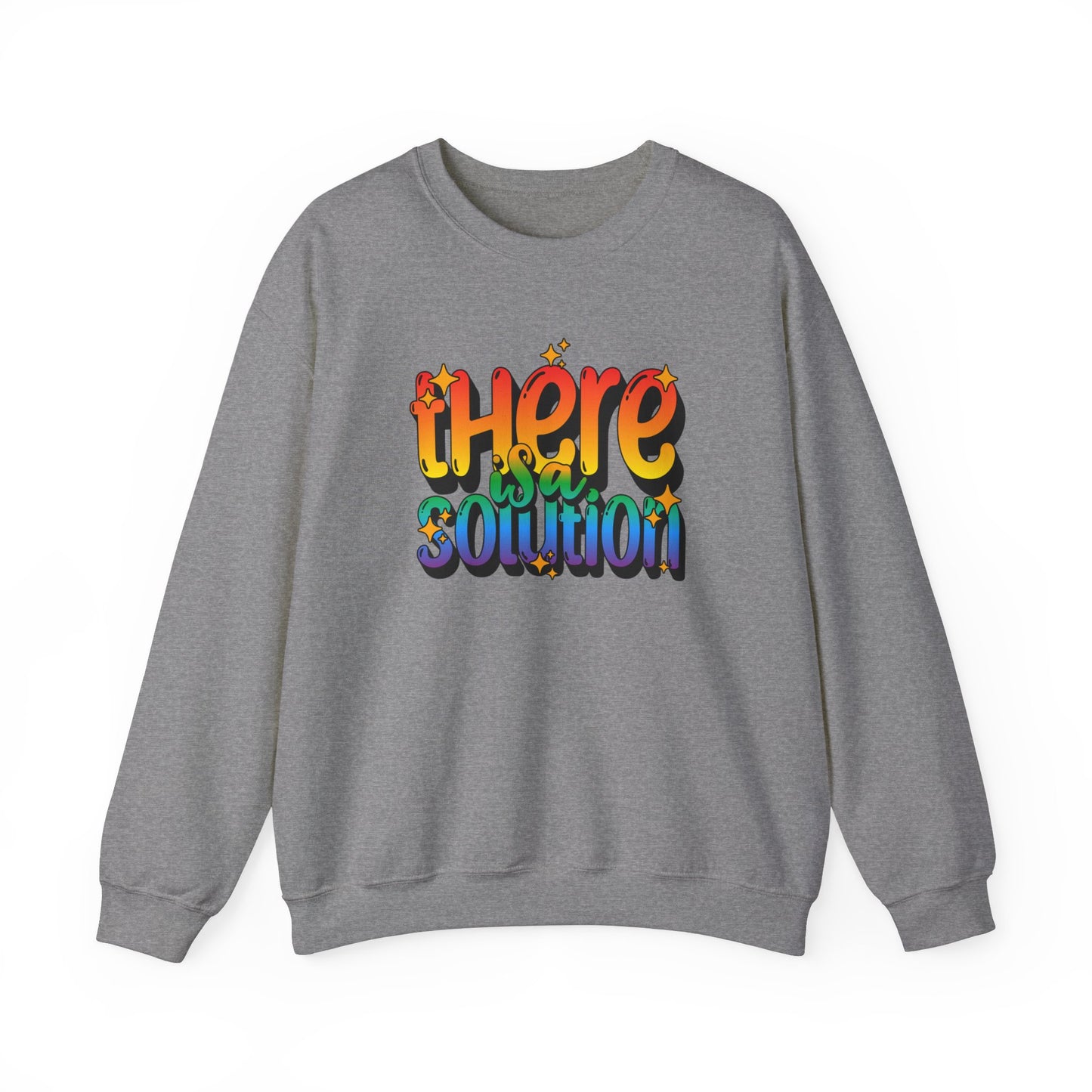 There is a Solution Unisex Heavy Blend™ Crewneck Sweatshirt
