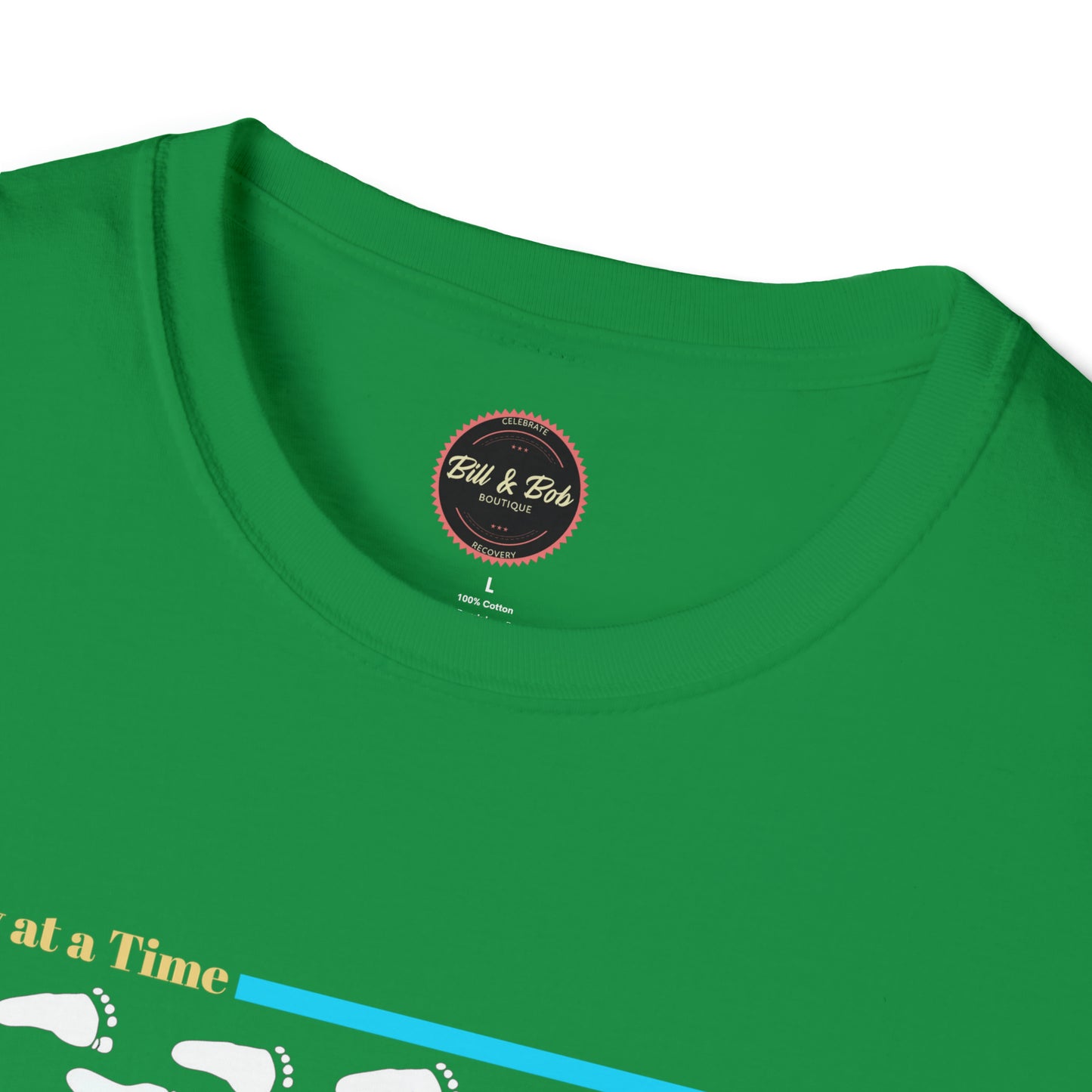 Footprints: 12 Steps Unisex Softstyle T-Shirt