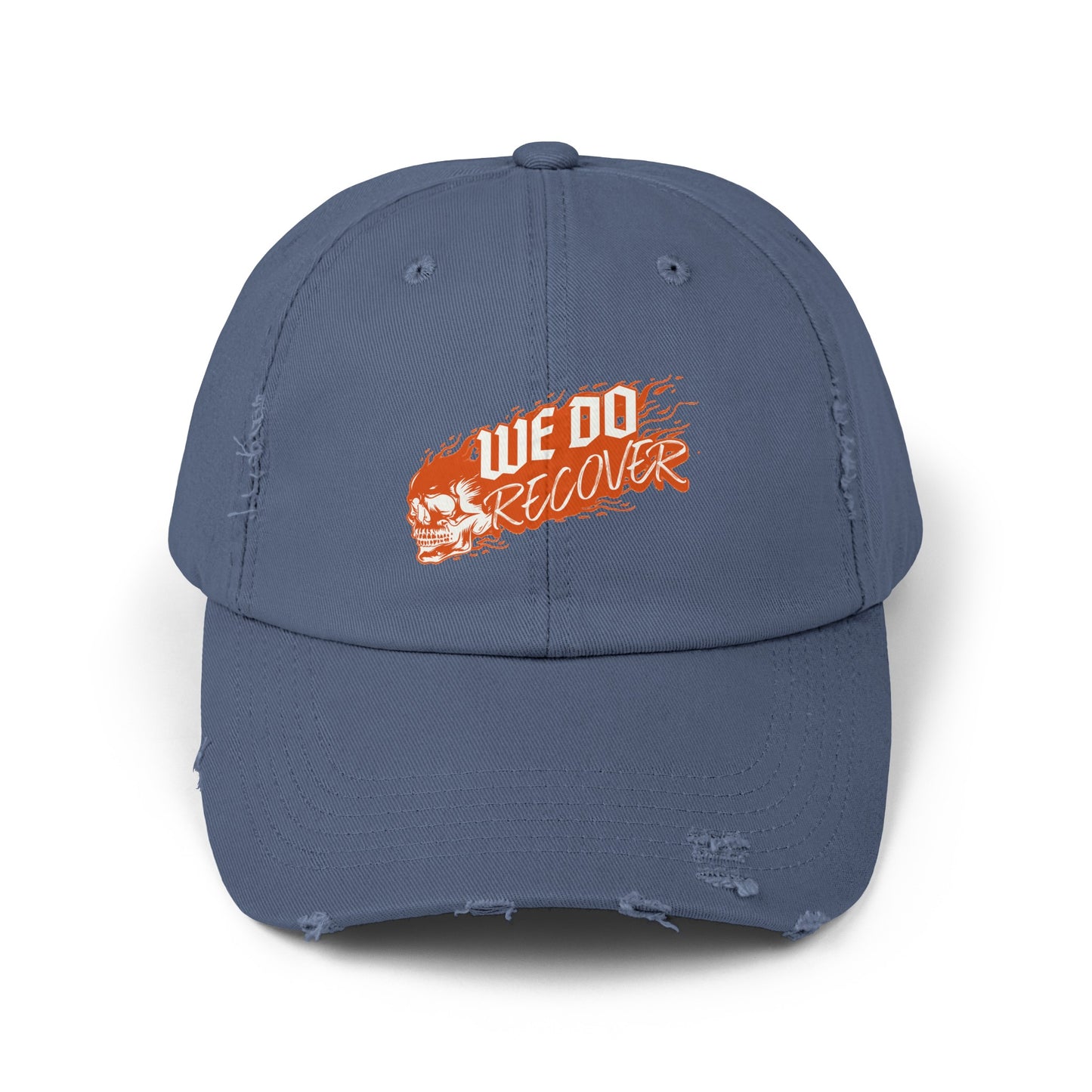 We Do Recover Unisex Distressed Cap