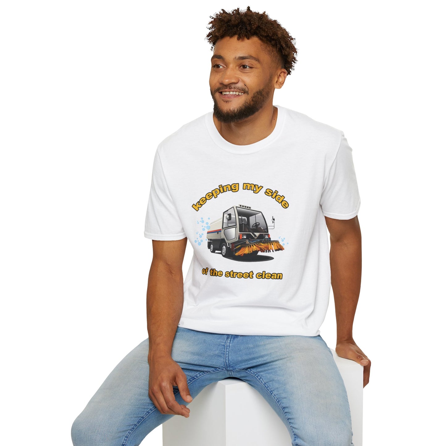 Street Cleaner Unisex Softstyle T-Shirt
