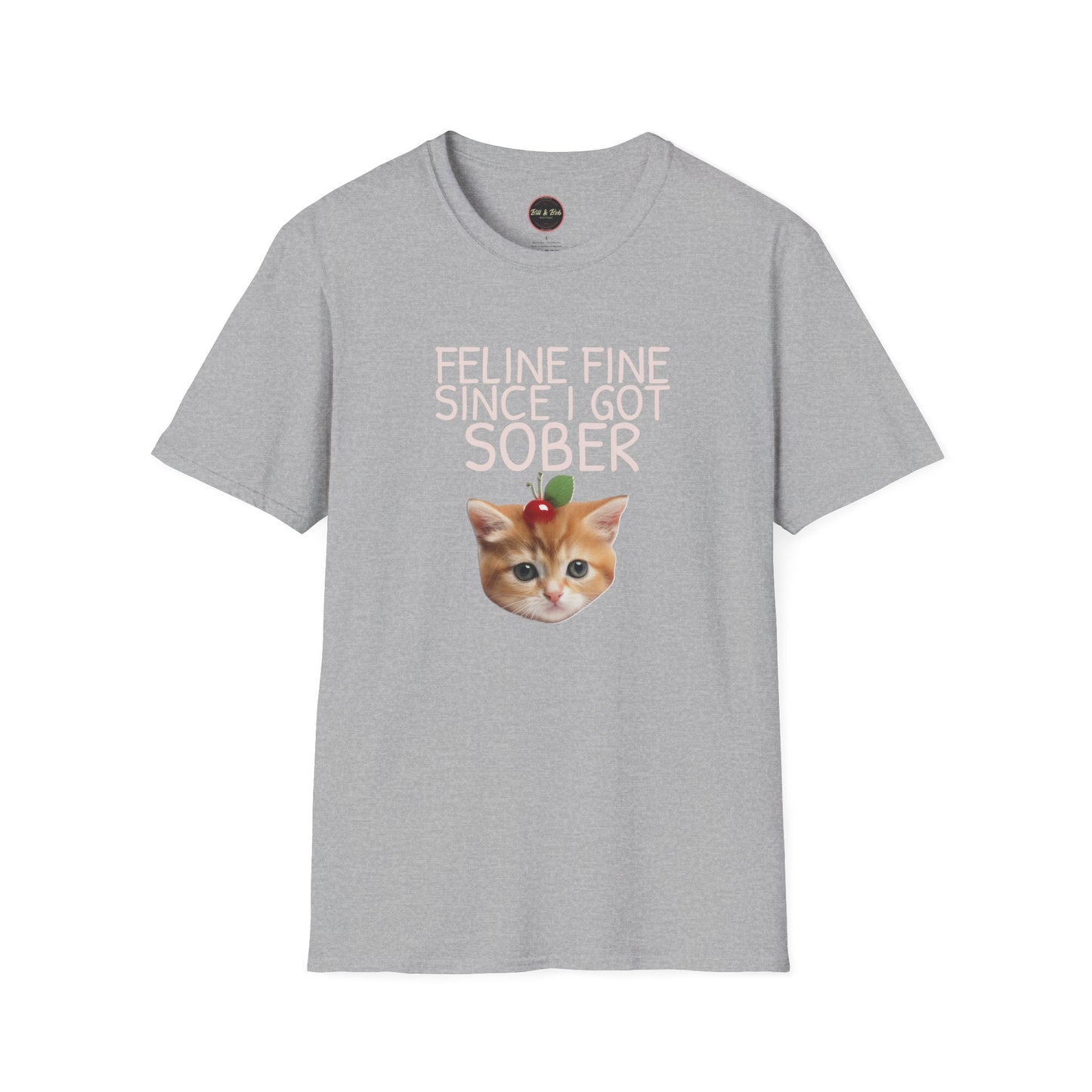 Feline Fine Unisex Softstyle T-Shirt