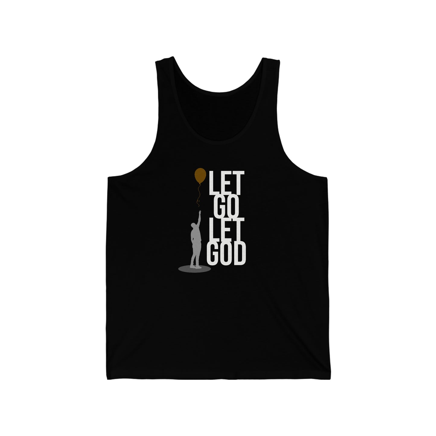Let Go Let God Unisex Jersey Tank