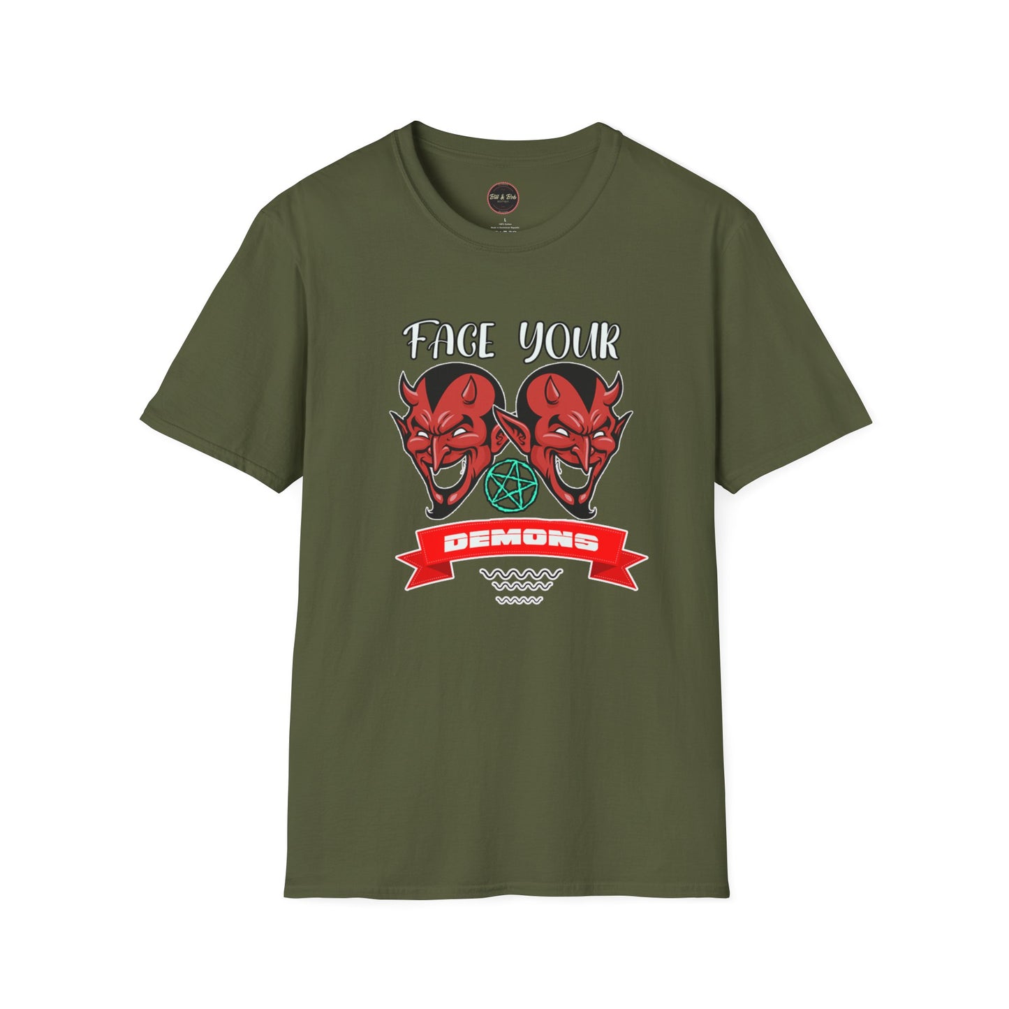 Face Your Demons Unisex Softstyle T-Shirt