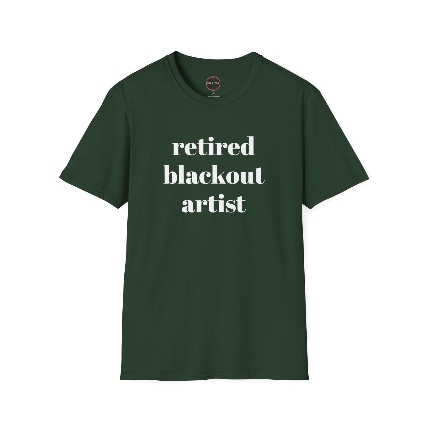 Retired Blackout Artist Unisex Softstyle T-Shirt