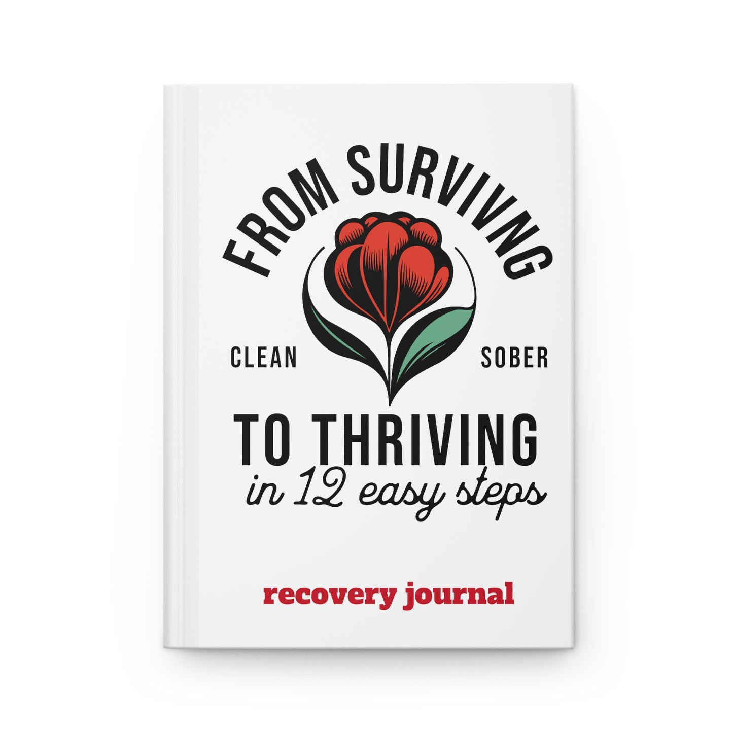 Surviving to Thriving Hardcover Journal Matte