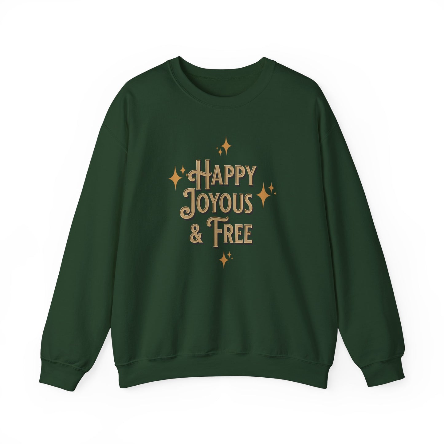 Happy Joyous & Free Unisex Heavy Blend™ Crewneck Sweatshirt