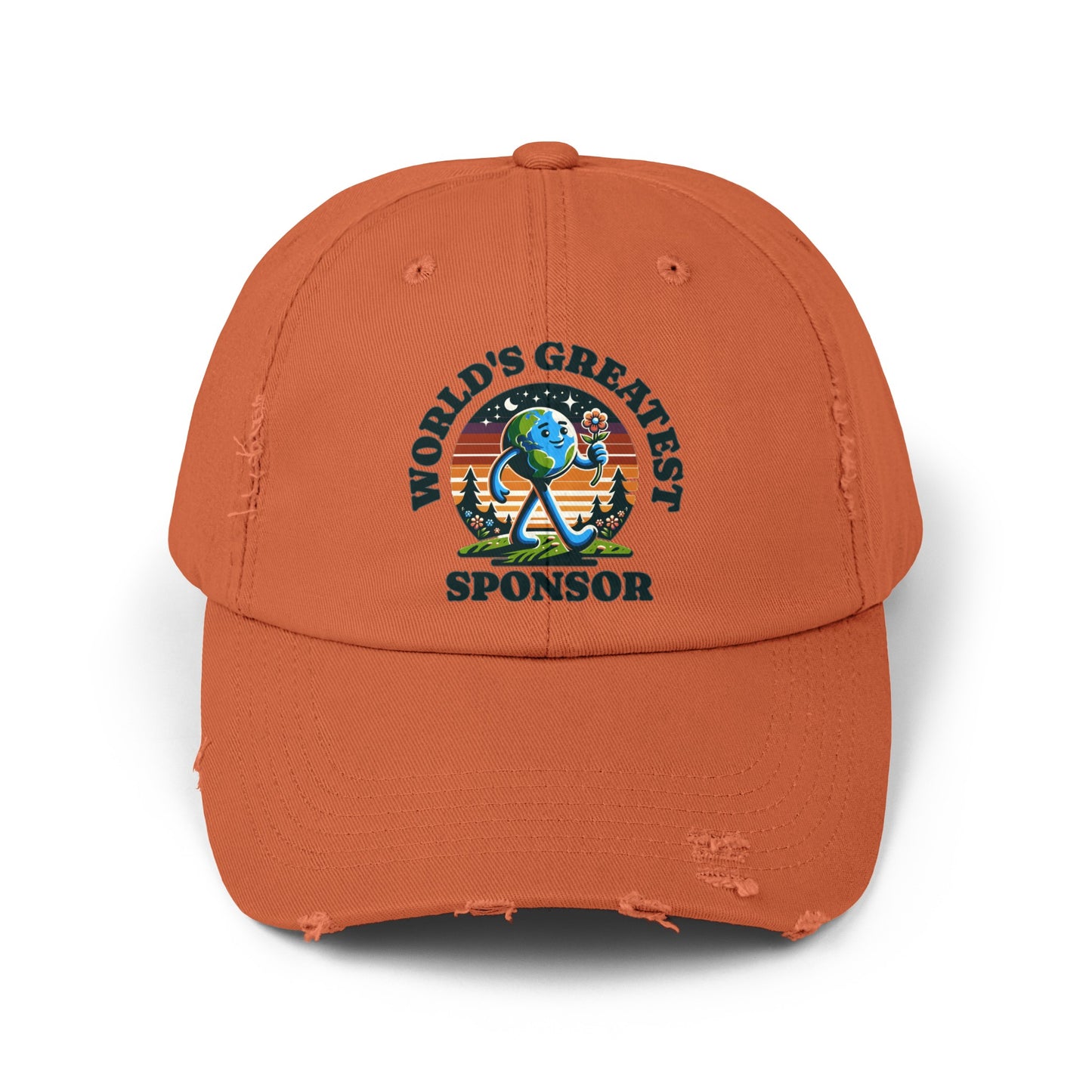 World's Greatest Sponsor Unisex Distressed Cap