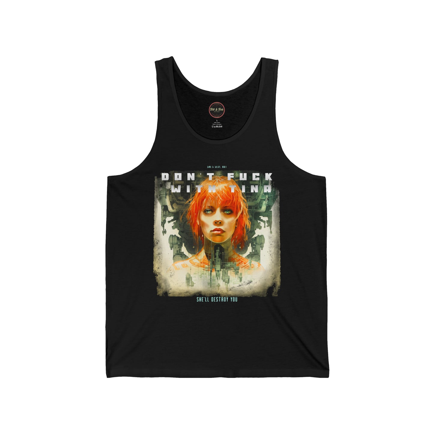 Don't F@ck with Tina Unisex Jersey Tank