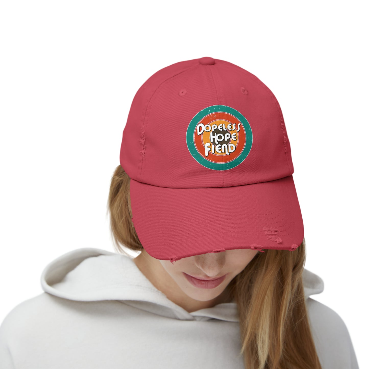 Dopeless Hope Fiend Unisex Distressed Cap