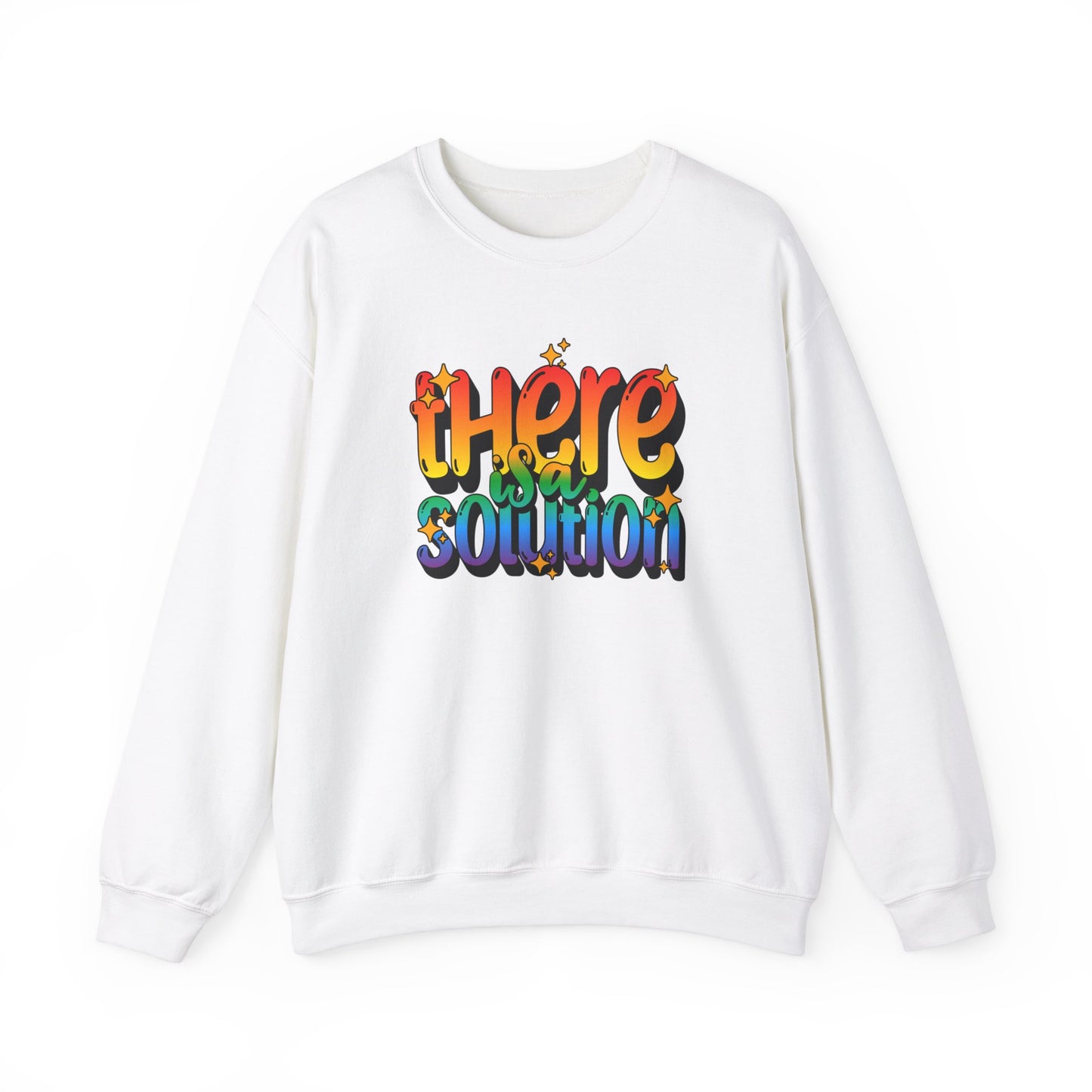 There is a Solution Unisex Heavy Blend™ Crewneck Sweatshirt