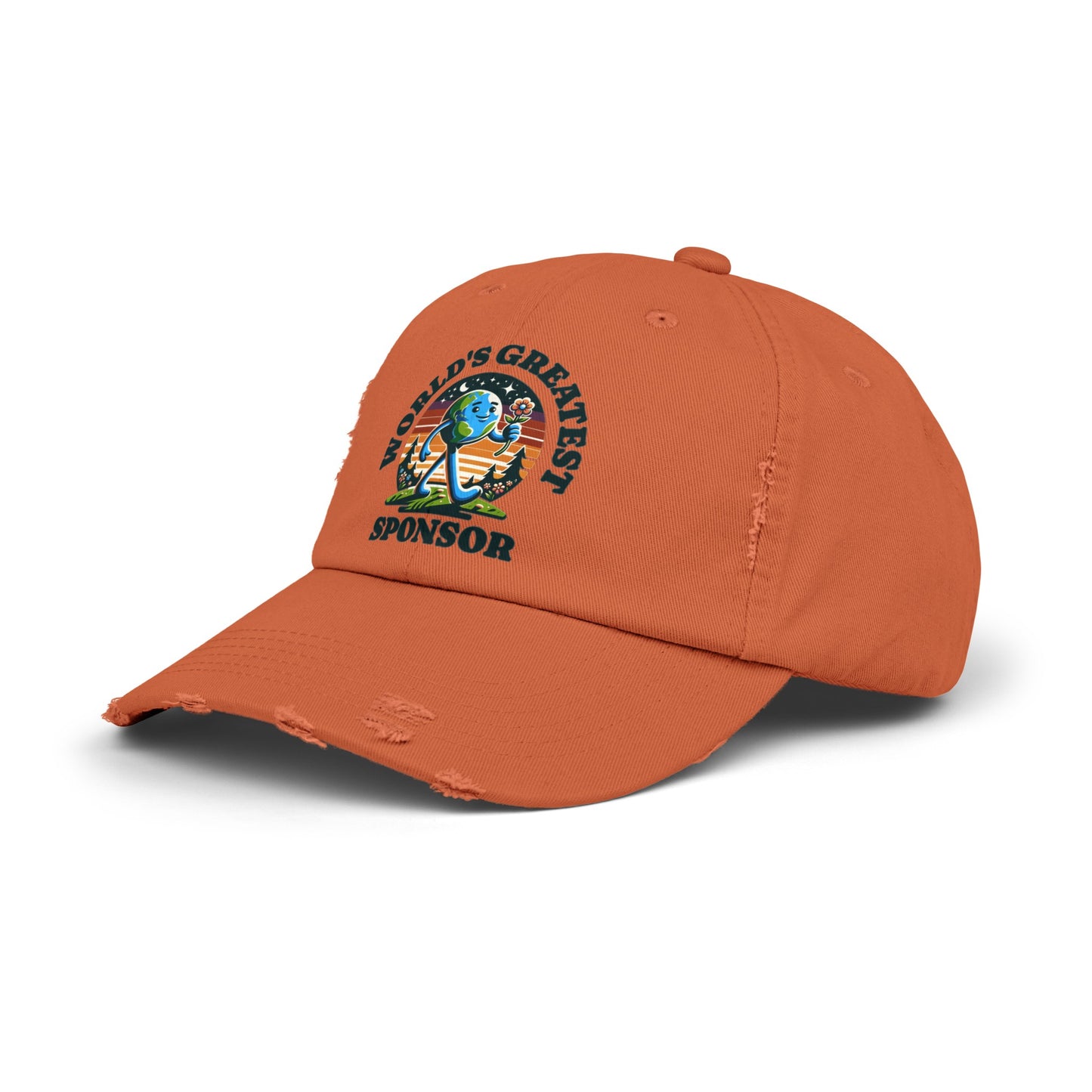 World's Greatest Sponsor Unisex Distressed Cap
