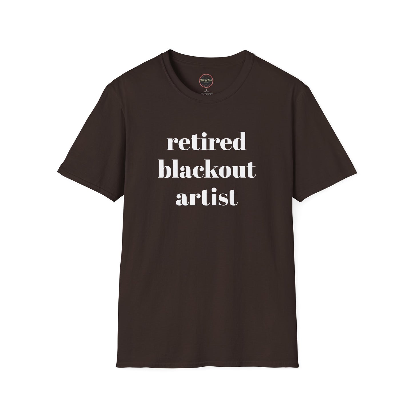 Retired Blackout Artist Unisex Softstyle T-Shirt