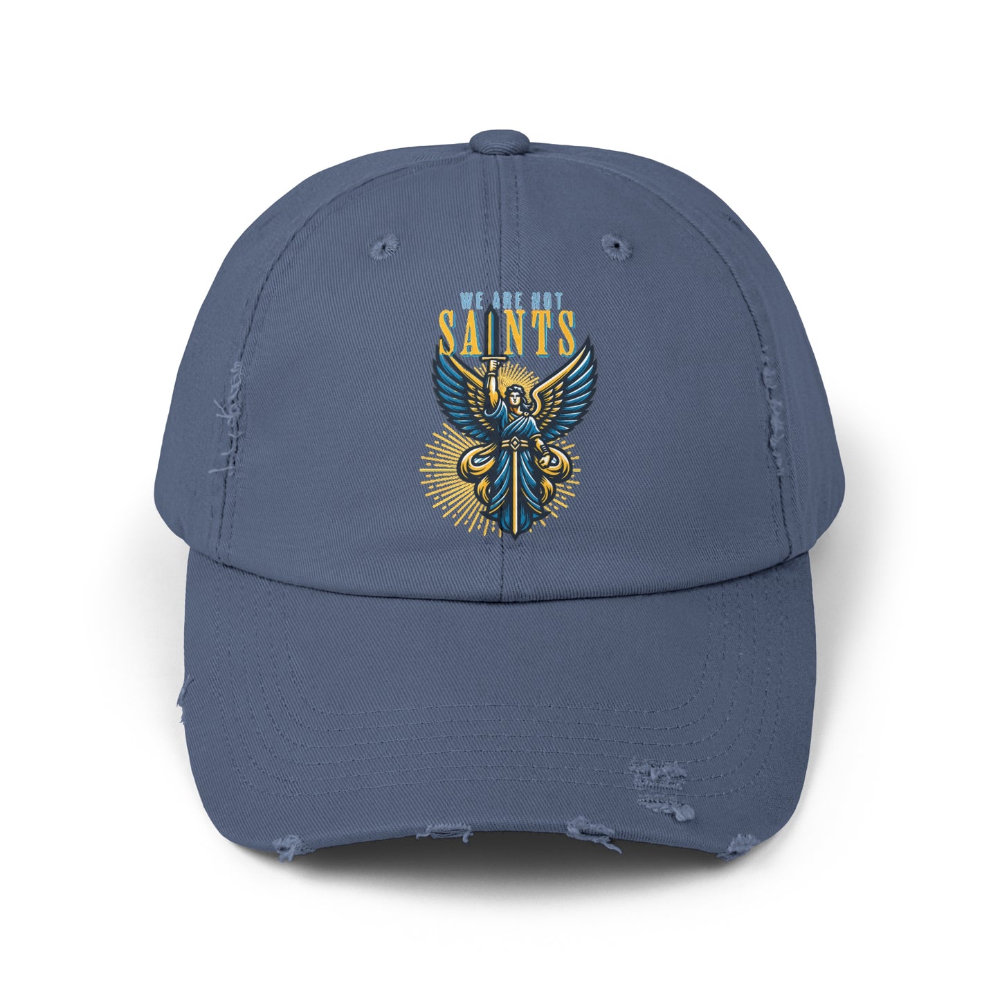 We Are Not Saints Unisex Distressed Cap