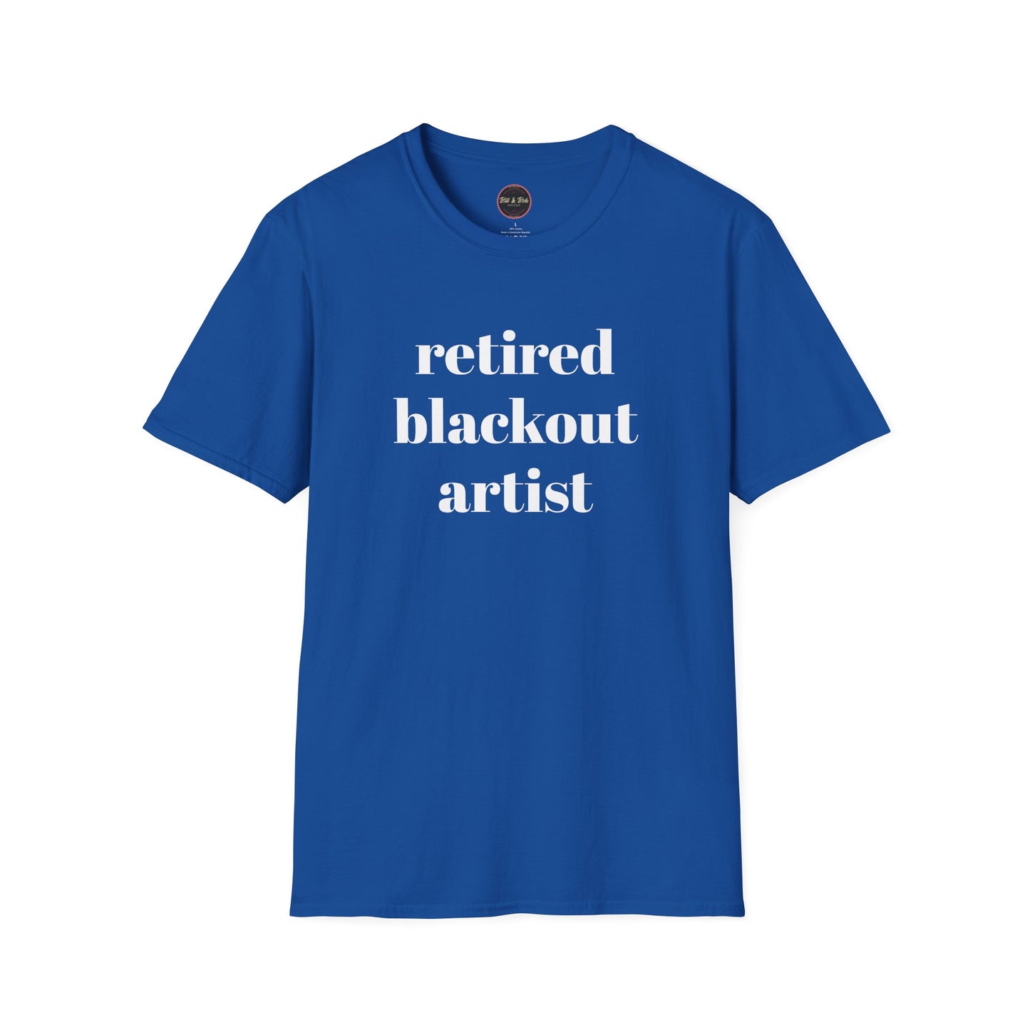 Retired Blackout Artist Unisex Softstyle T-Shirt