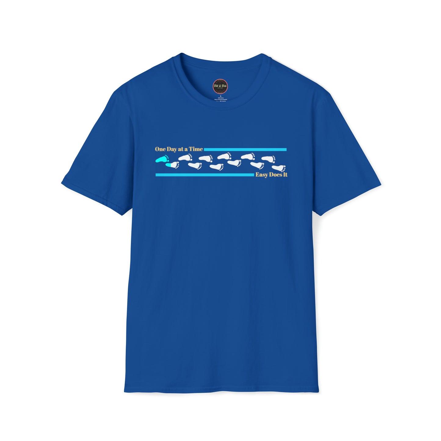 Footprints: 12 Steps Unisex Softstyle T-Shirt