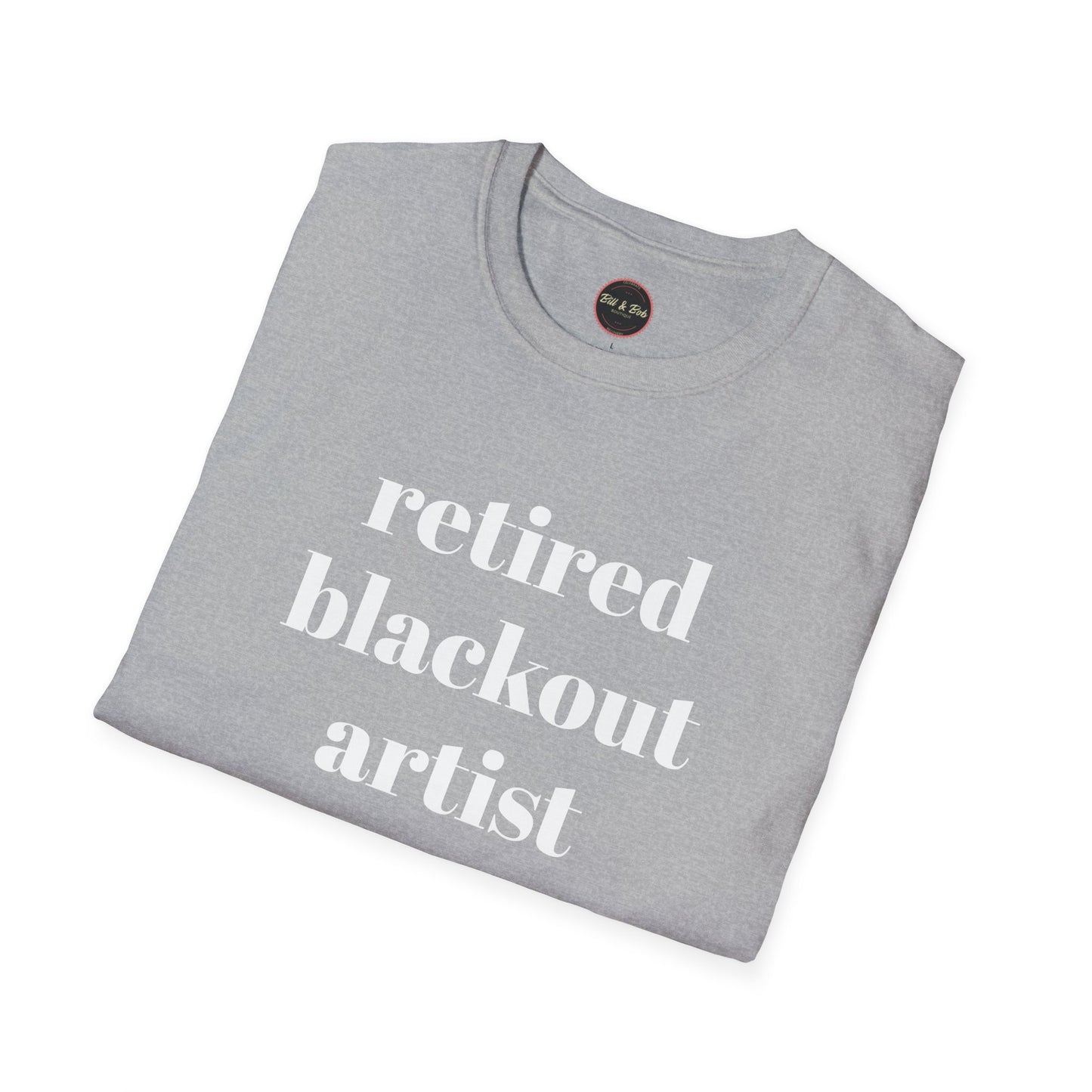 Retired Blackout Artist Unisex Softstyle T-Shirt