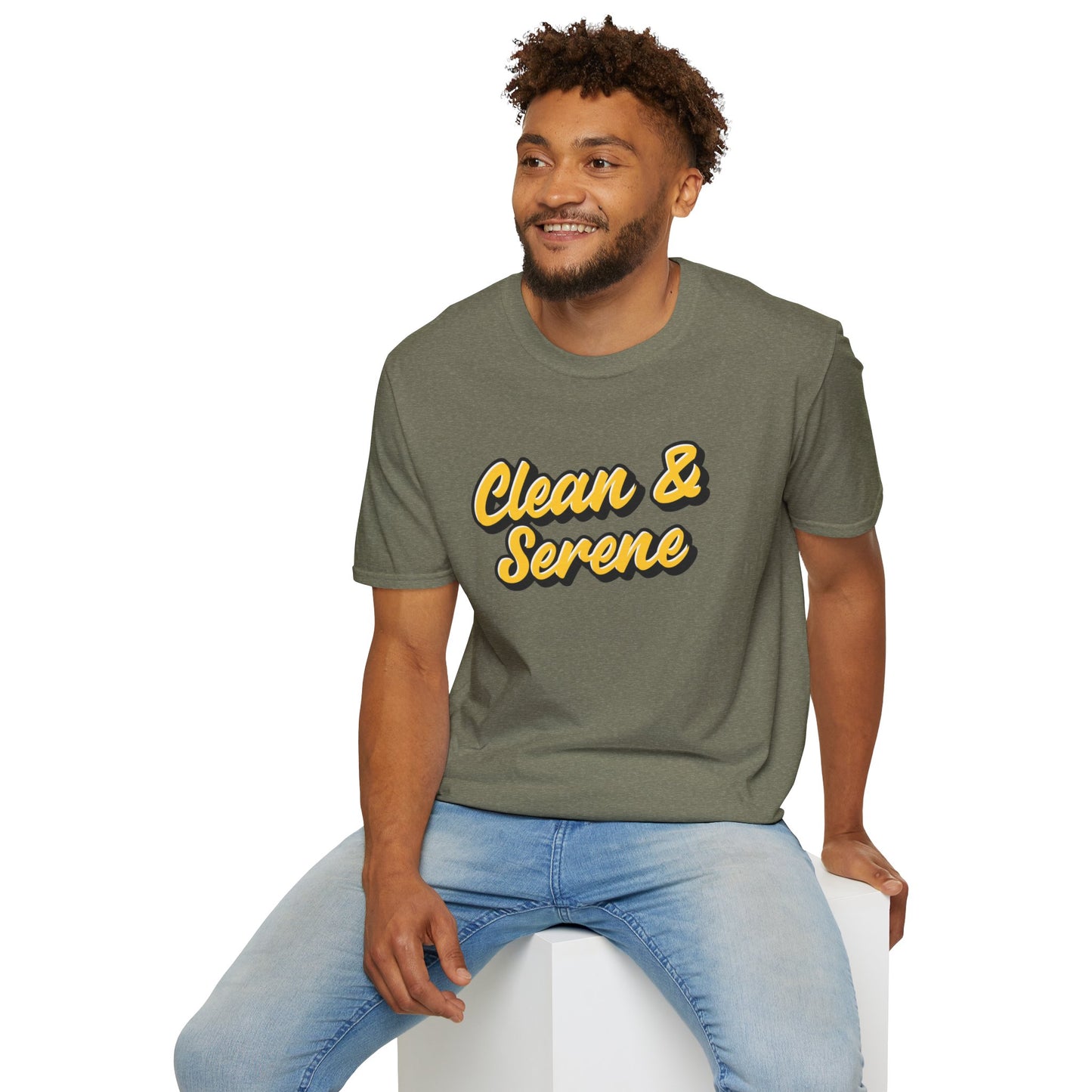 Clean and Serene Unisex Softstyle T-Shirt