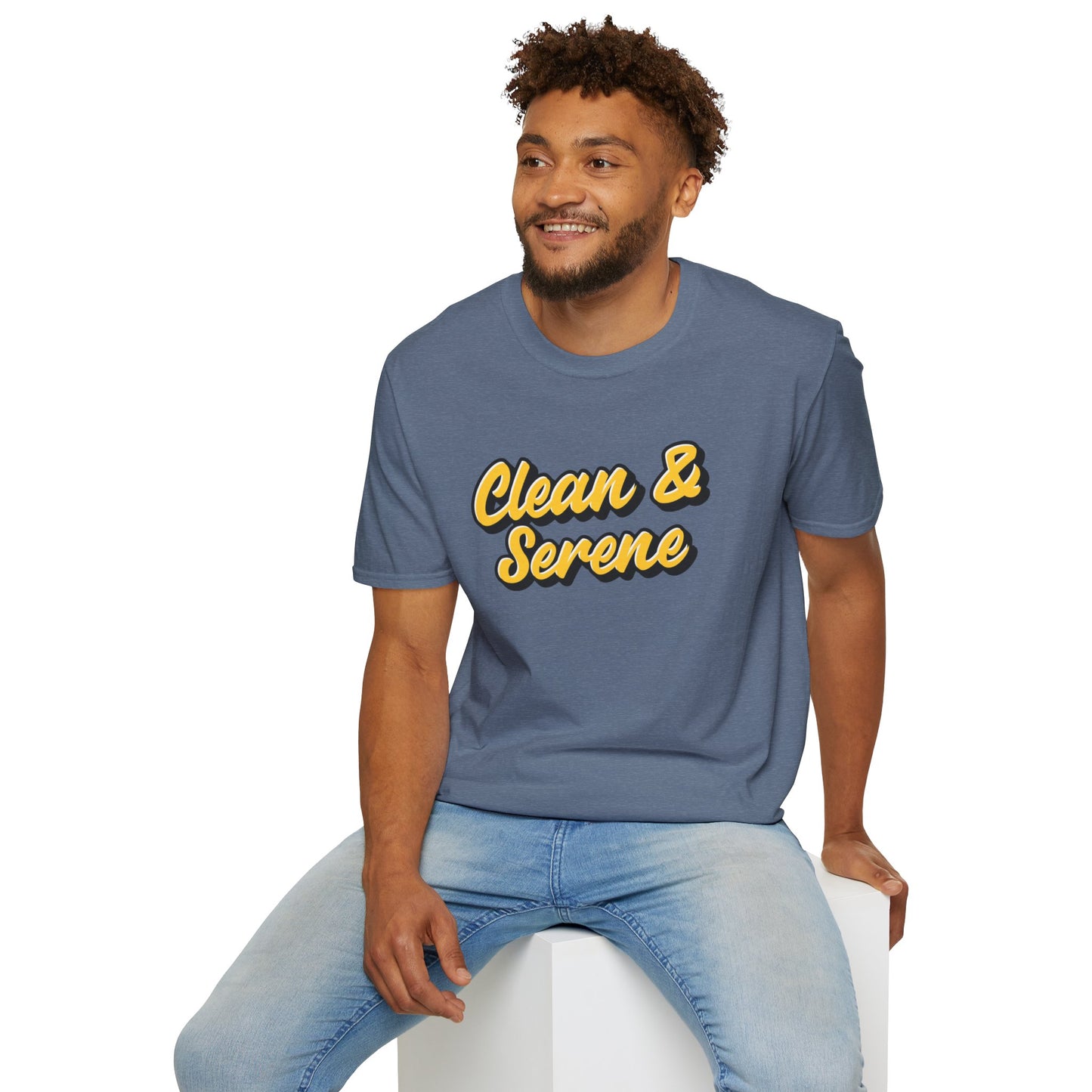 Clean and Serene Unisex Softstyle T-Shirt