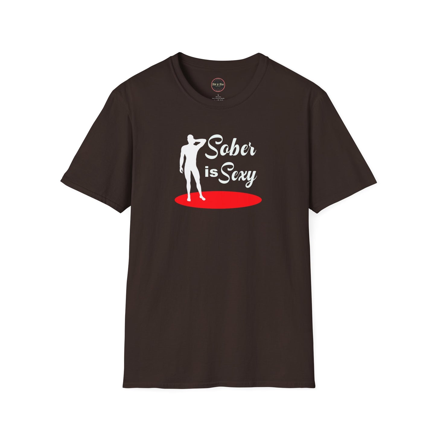 Sober is Sexy (male) Unisex Softstyle T-Shirt