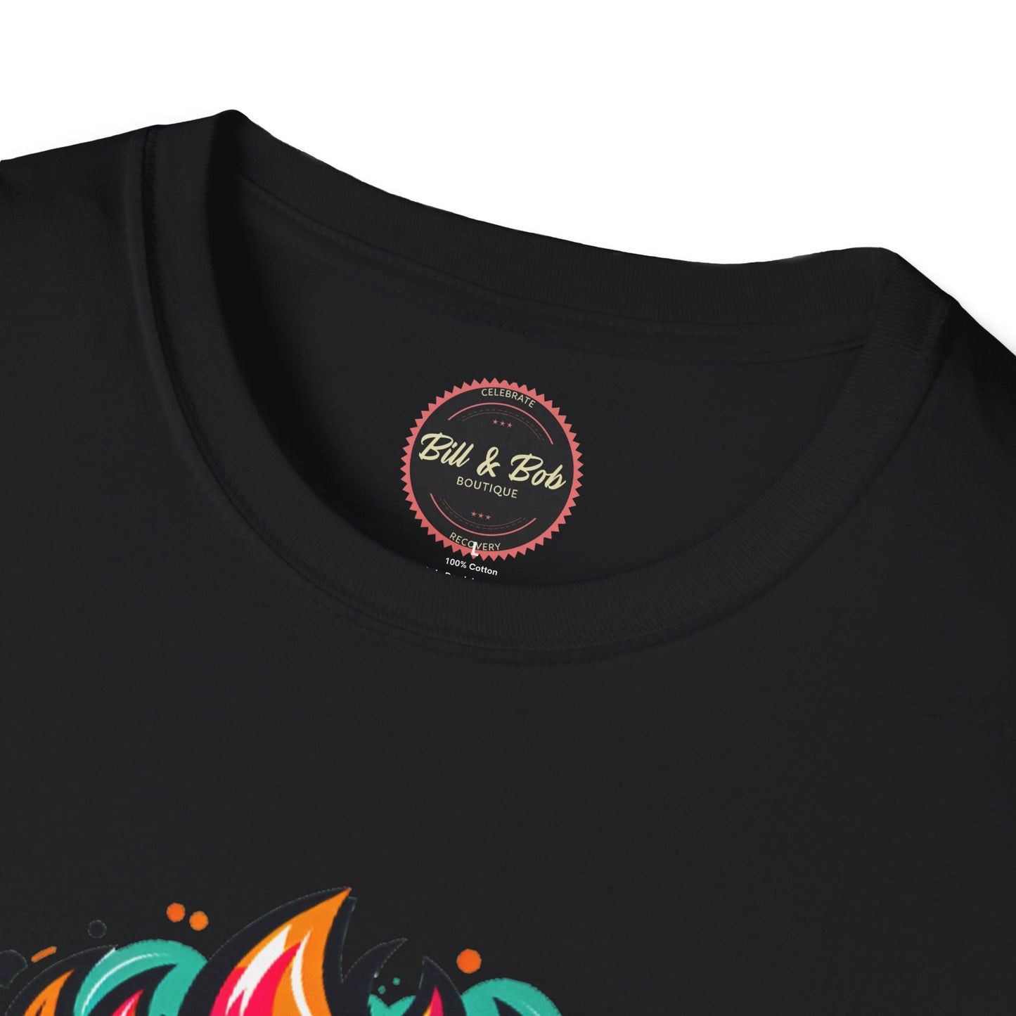 Sober Flames Unisex Softstyle T-Shirt
