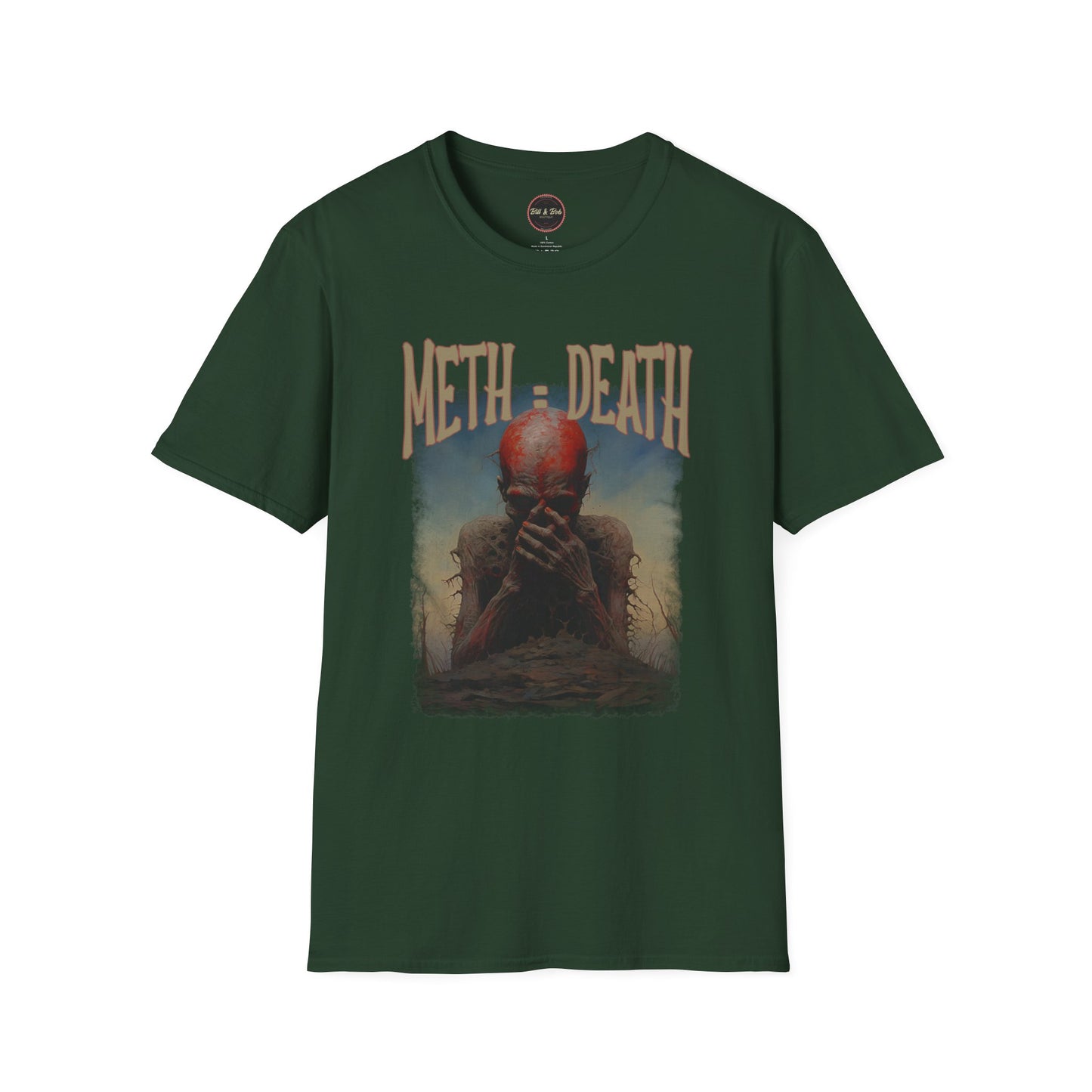 Meth = Death Unisex Softstyle T-Shirt