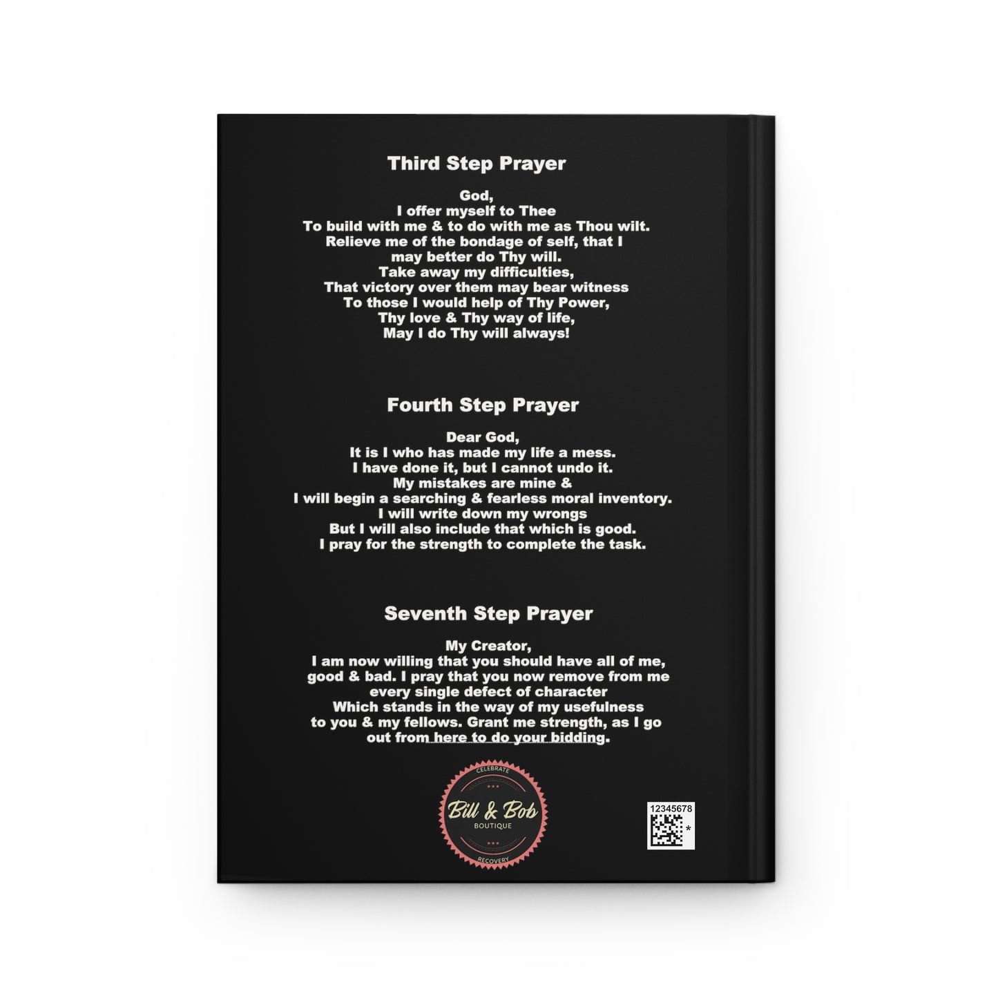 Serenity Courage Wisdom Hardcover Journal Matte