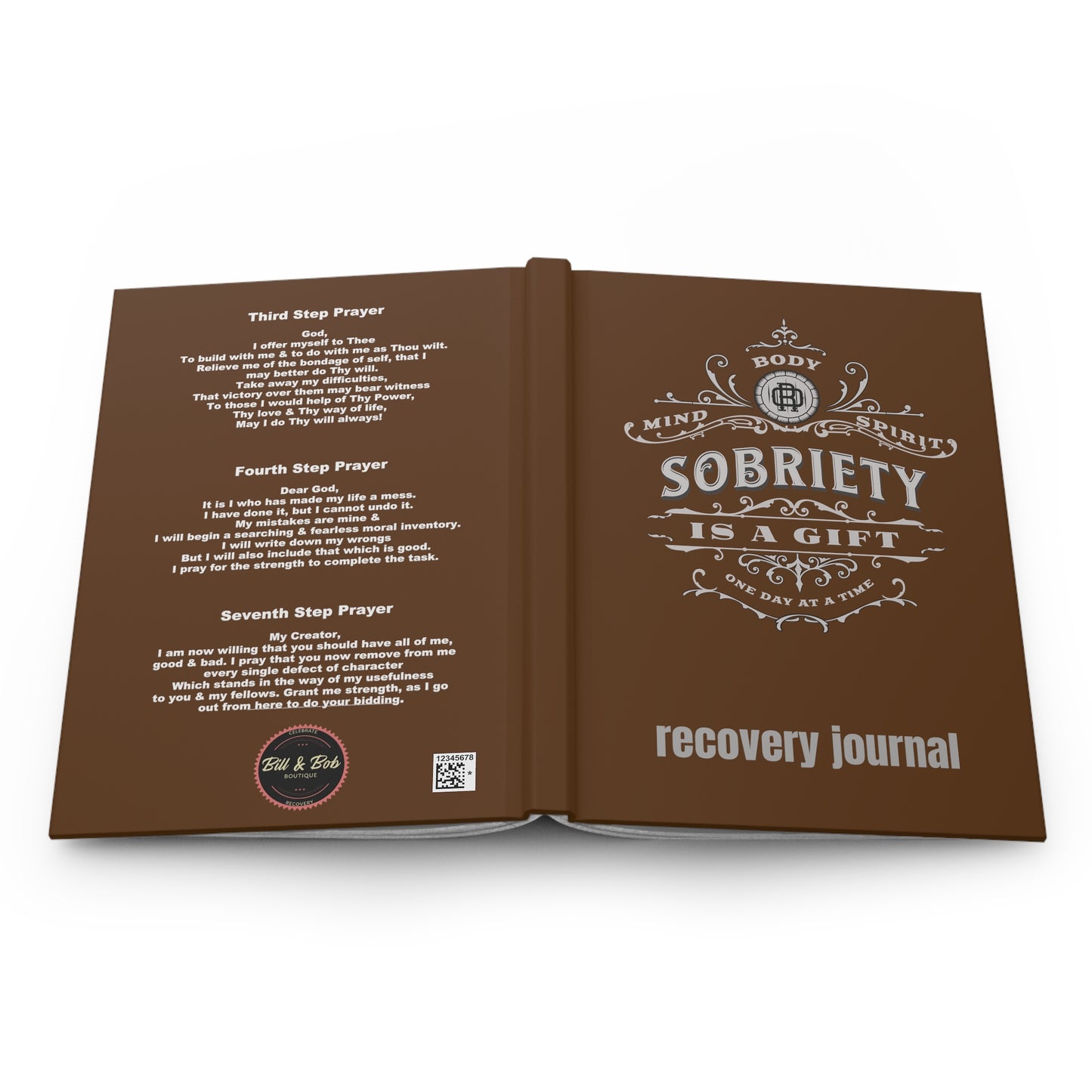 Sobriety is a Gift Hardcover Journal Matte