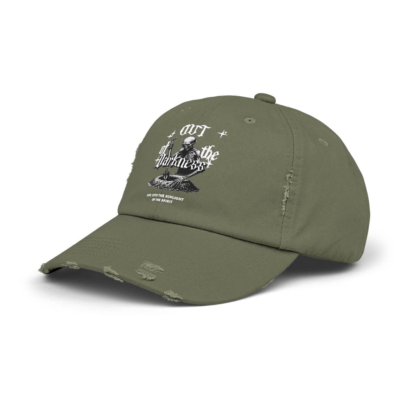 Out of the Darkness Unisex Distressed Cap