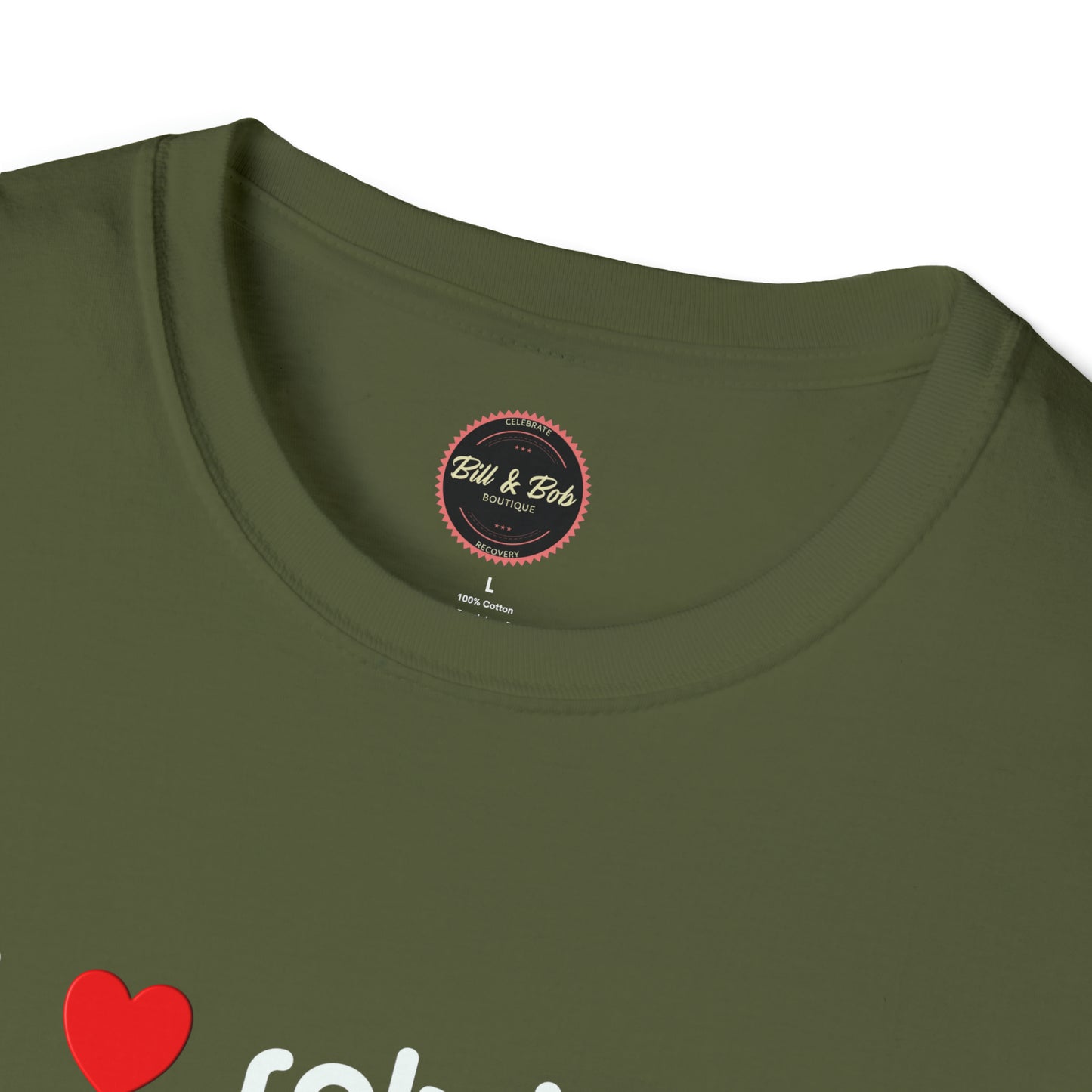 I Heart Sobriety Unisex Softstyle T-Shirt
