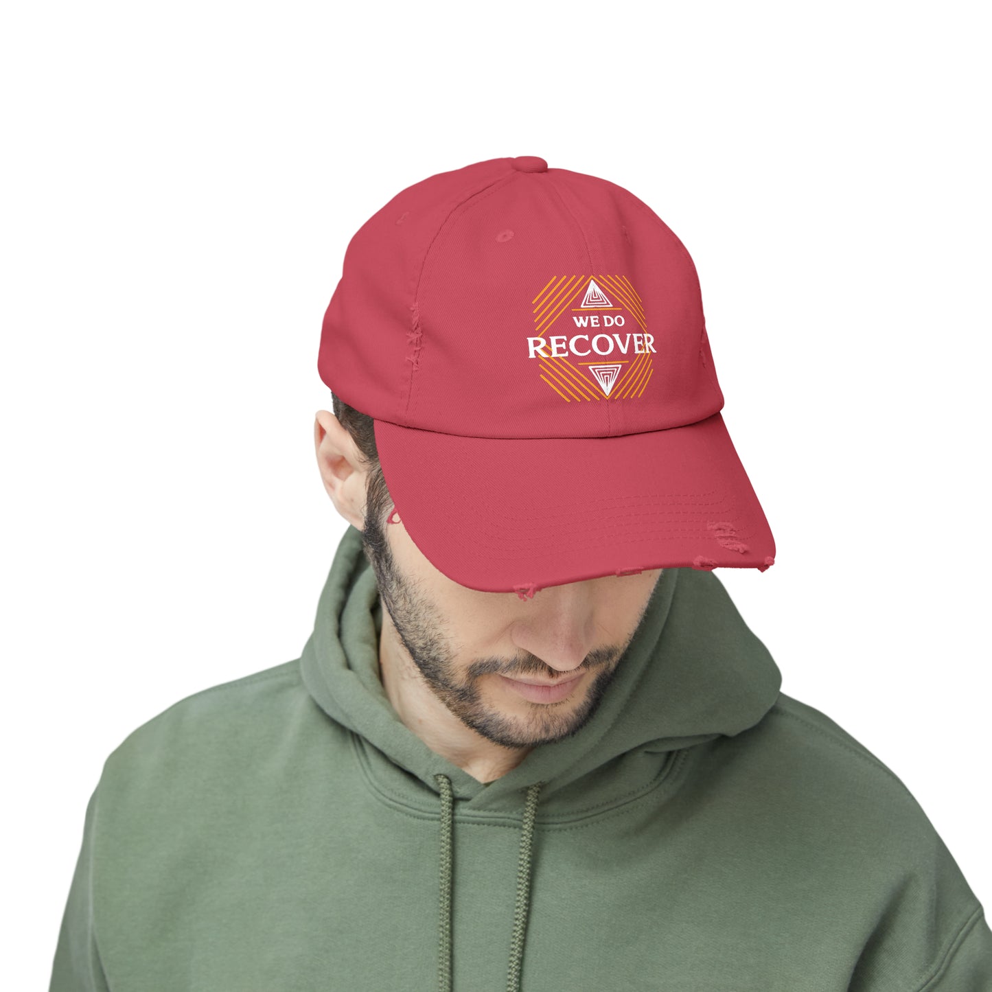 We Do Recover Unisex Distressed Cap