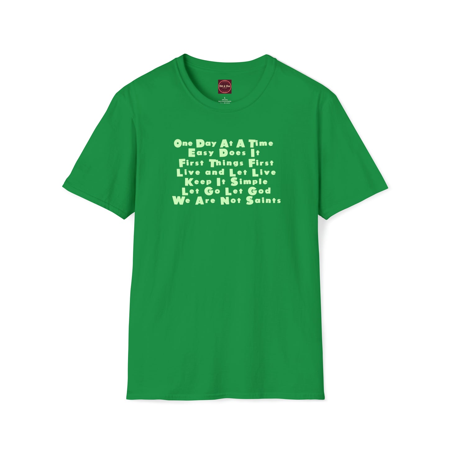 12-Step Slogans Unisex Softstyle T-Shirt