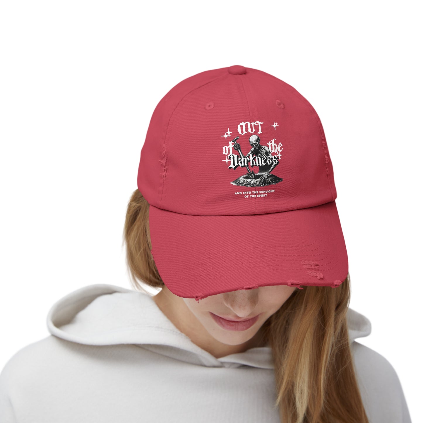 Out of the Darkness Unisex Distressed Cap