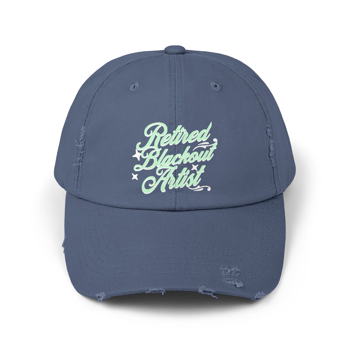 Retired Blackout Artist Unisex Distressed Cap
