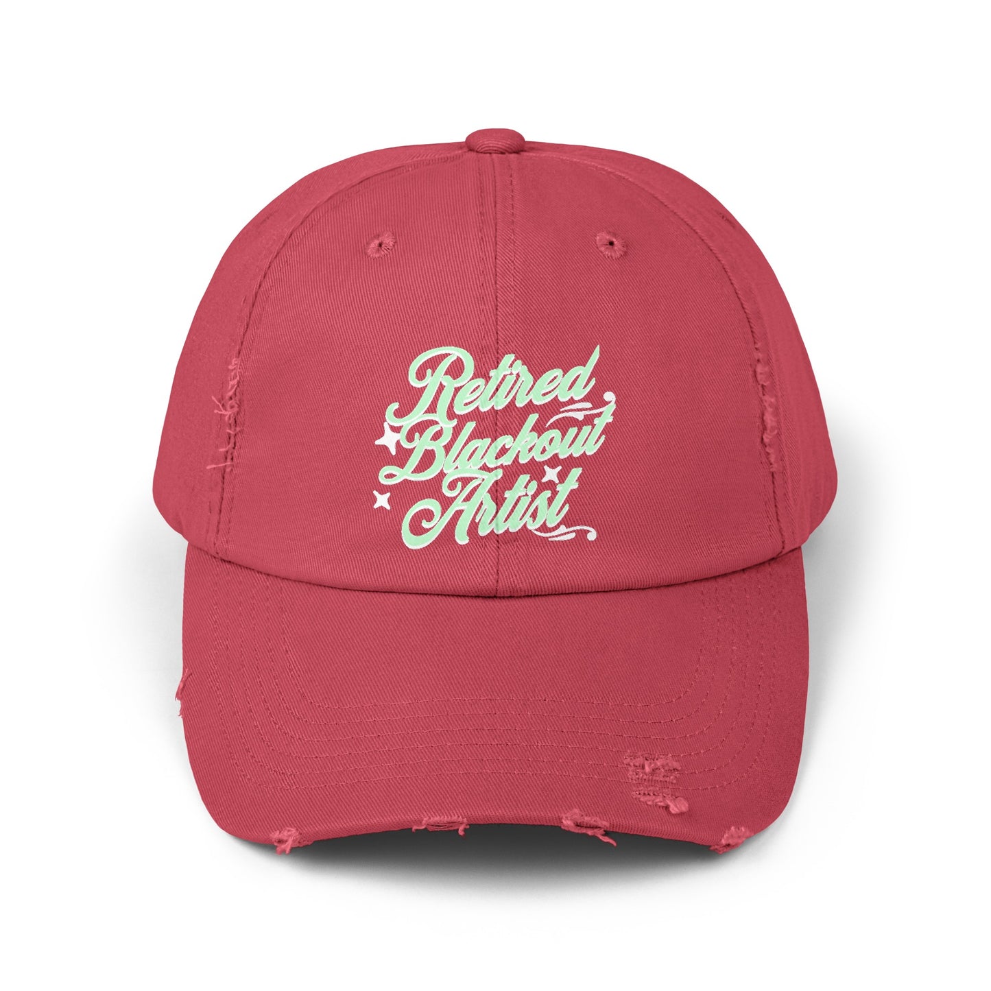 Retired Blackout Artist Unisex Distressed Cap