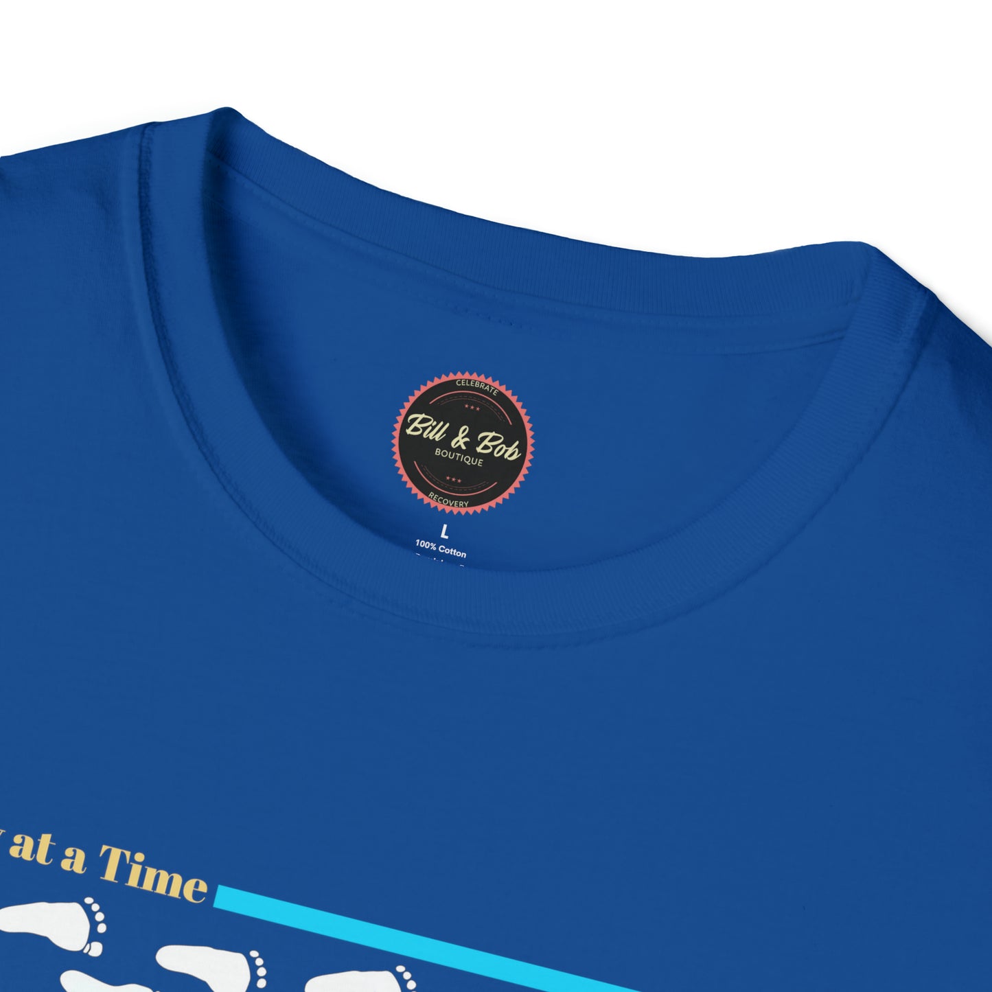 Footprints: 12 Steps Unisex Softstyle T-Shirt