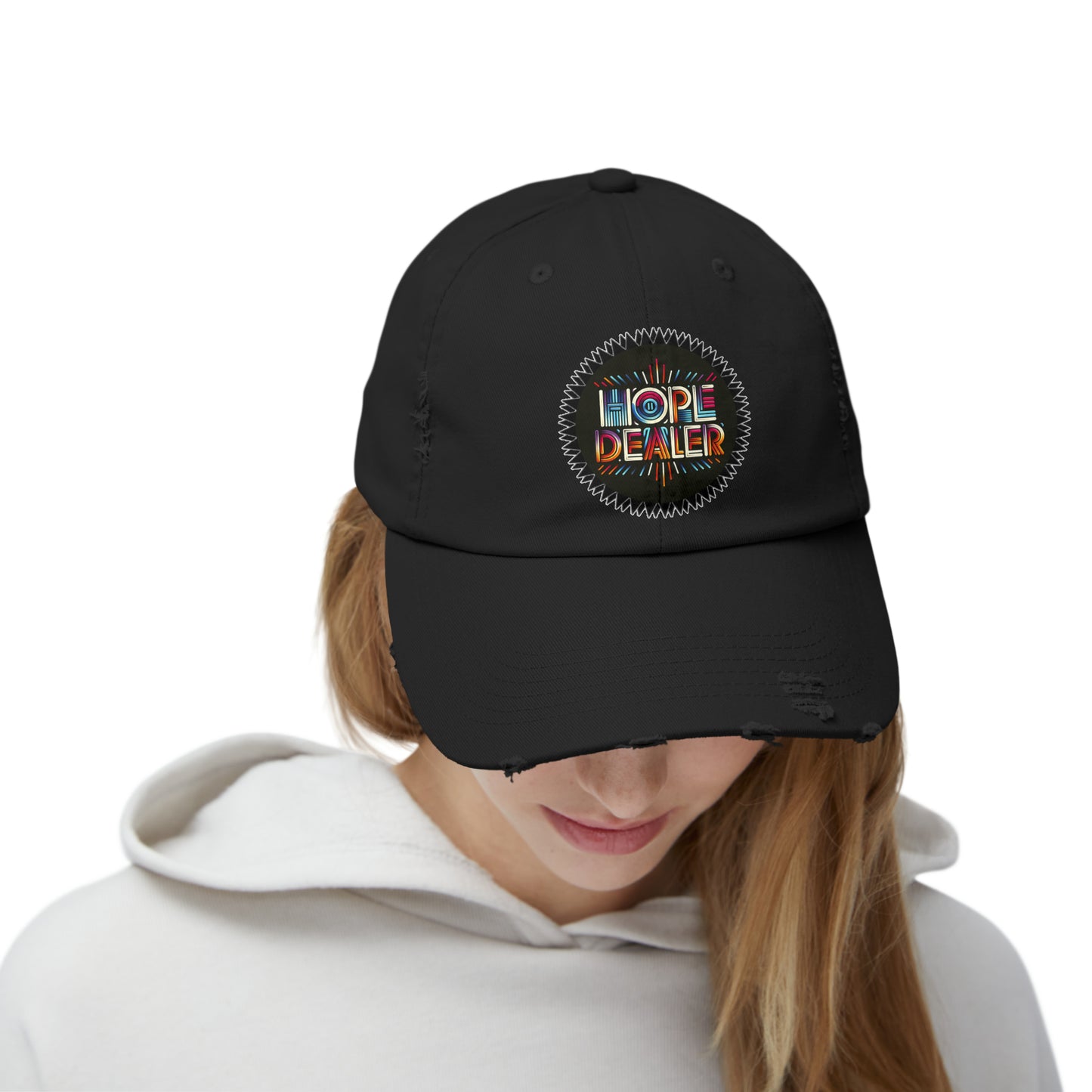 Hope Dealer Unisex Distressed Cap