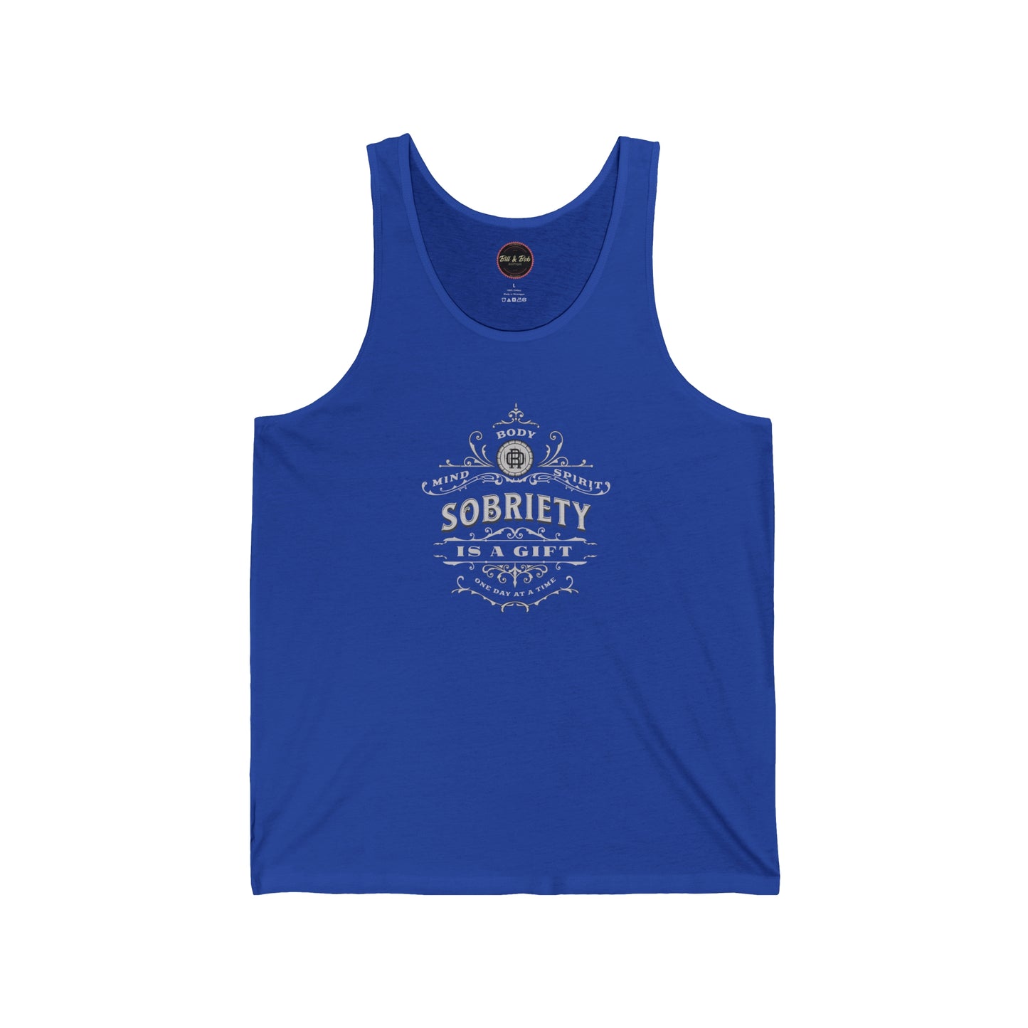 Sobriety is a Gift Unisex Jersey Tank