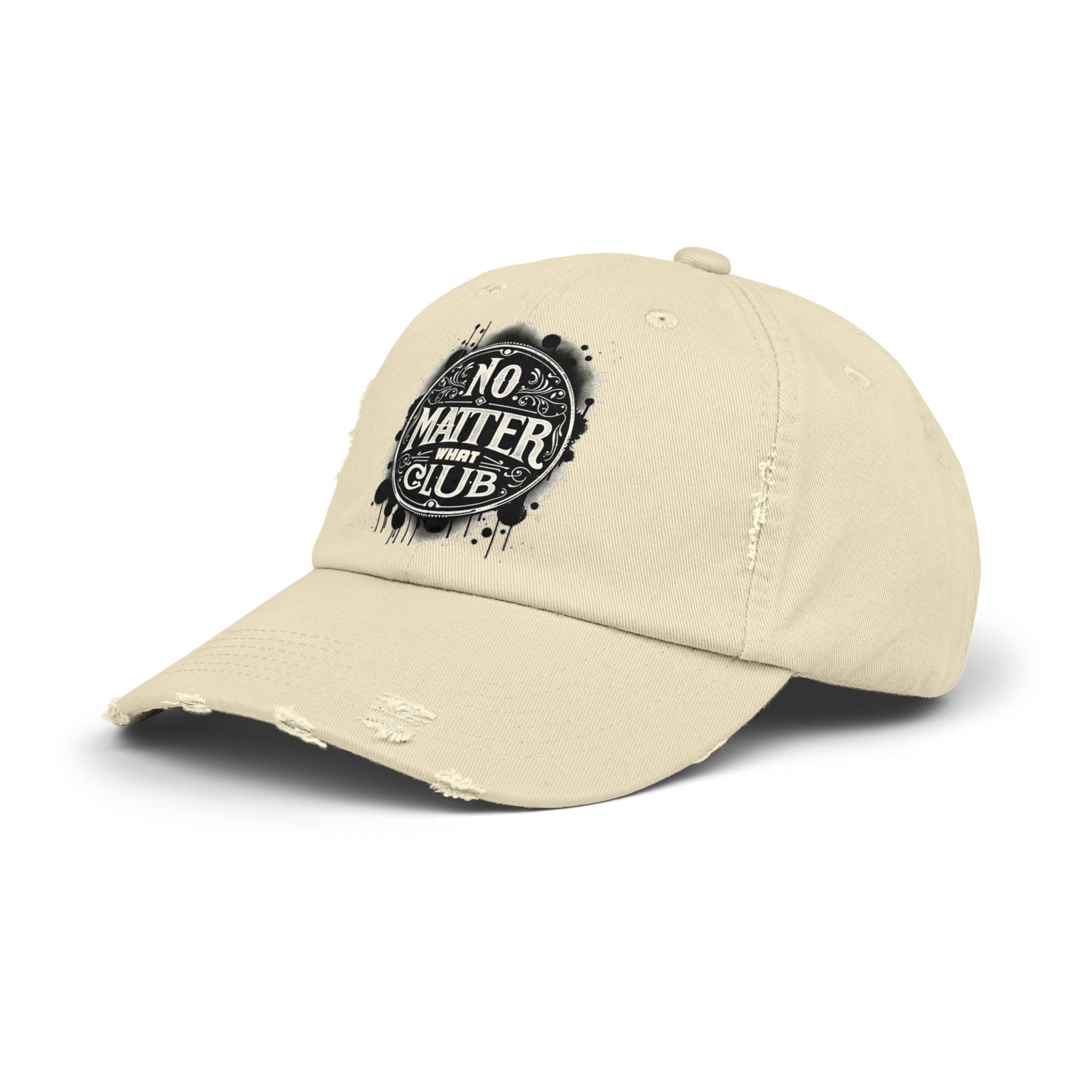 No Matter What Club Unisex Distressed Cap