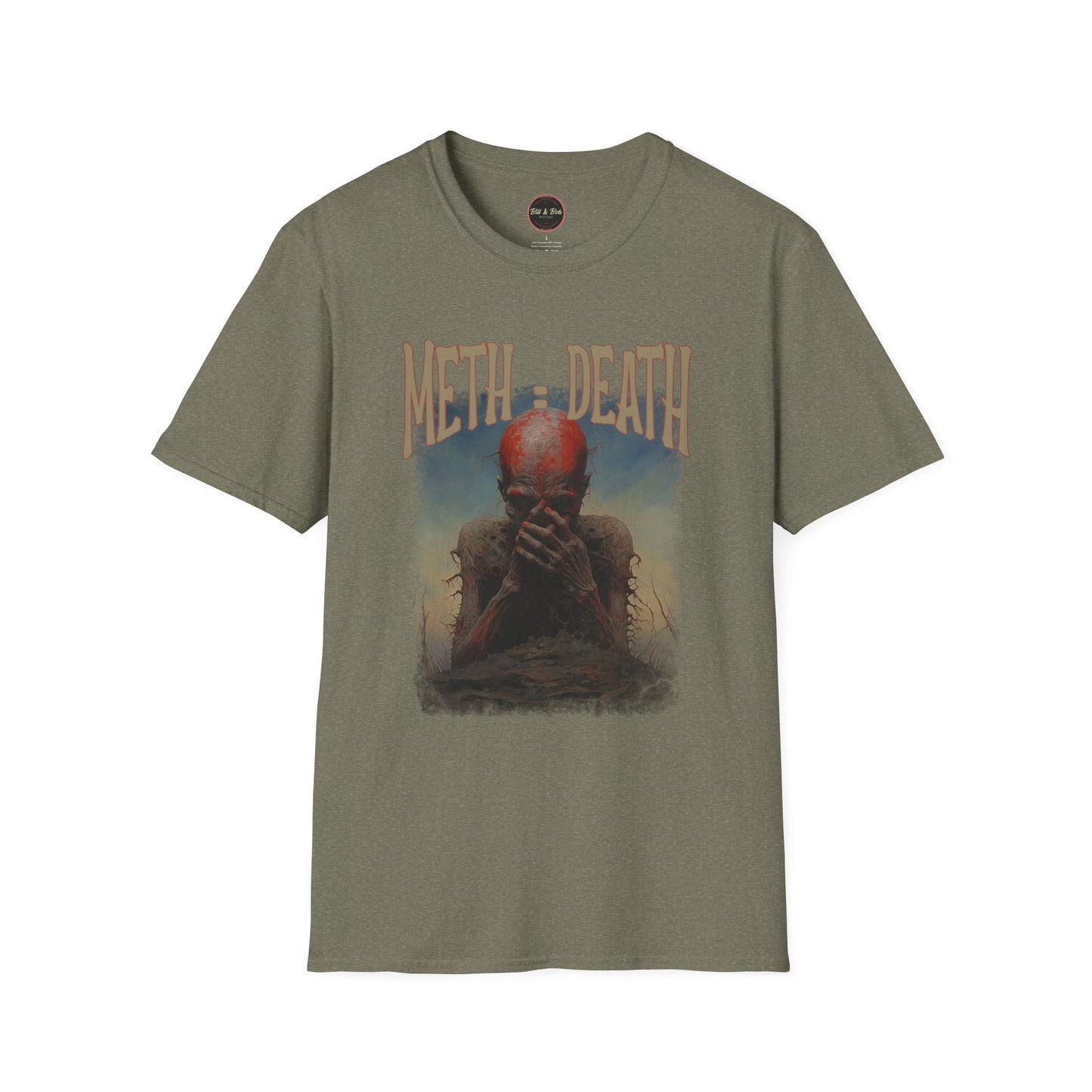 Meth = Death Unisex Softstyle T-Shirt