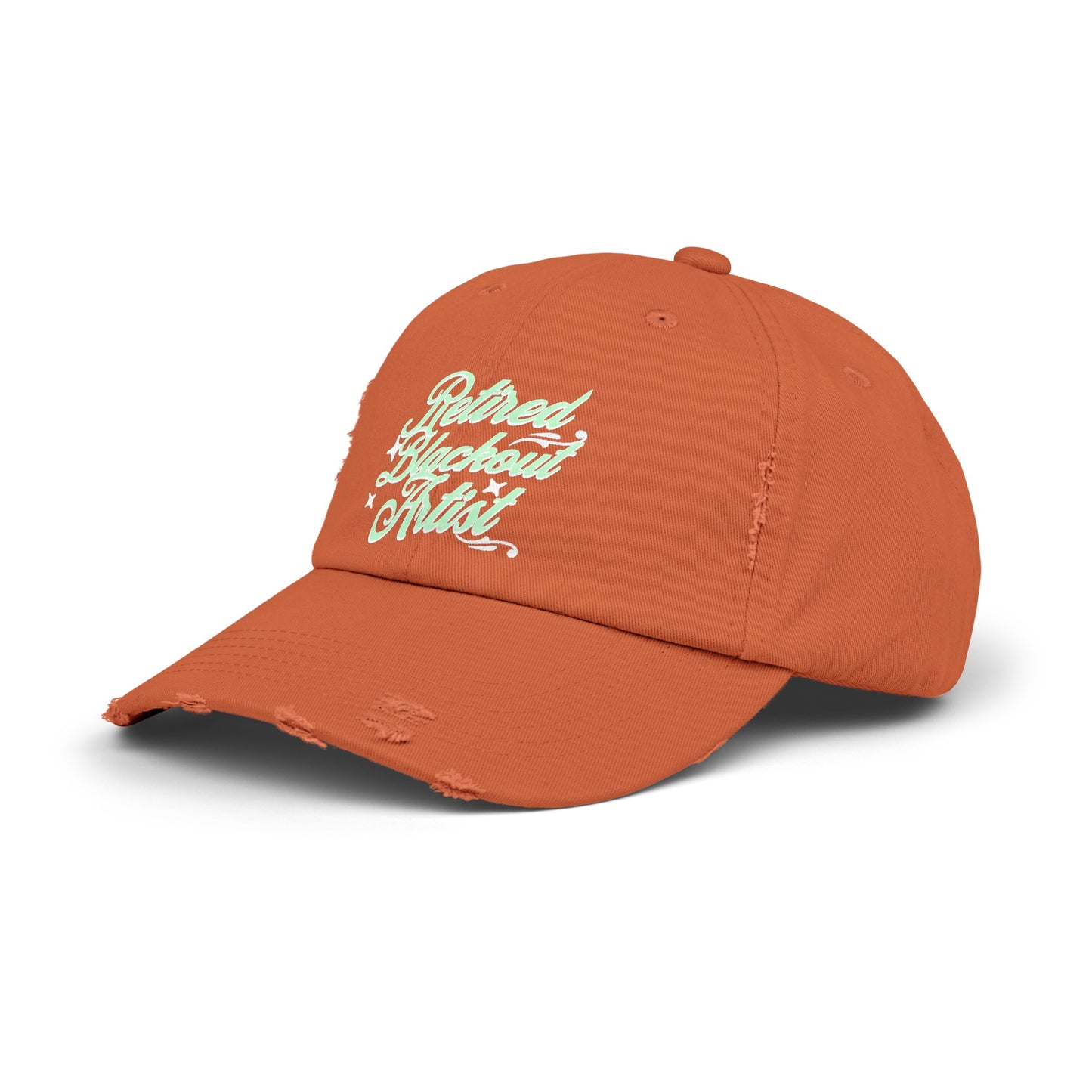 Retired Blackout Artist Unisex Distressed Cap