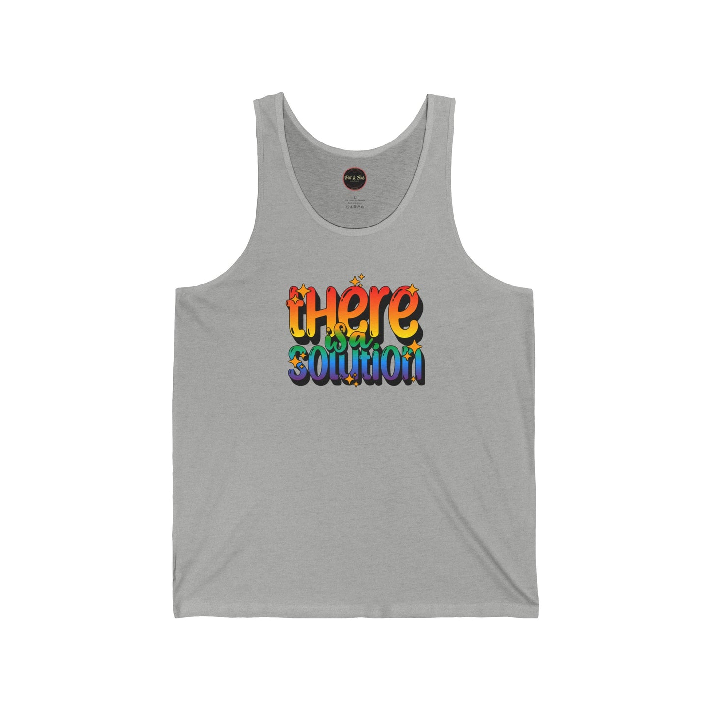 There is a Solution Unisex Jersey Tank