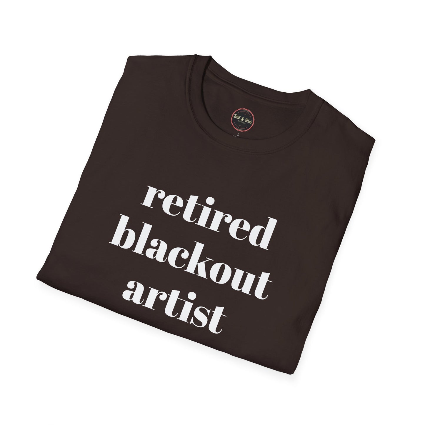 Retired Blackout Artist Unisex Softstyle T-Shirt