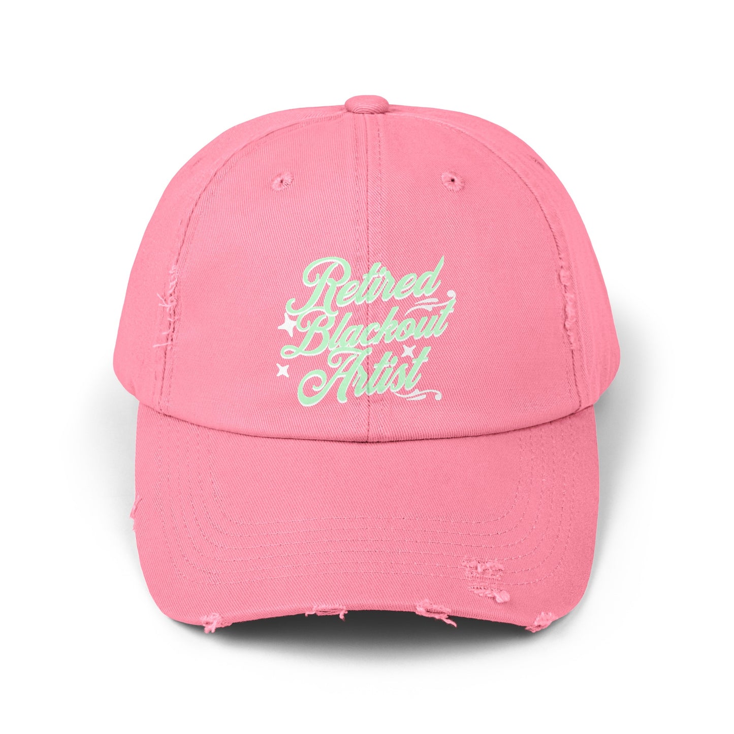 Retired Blackout Artist Unisex Distressed Cap