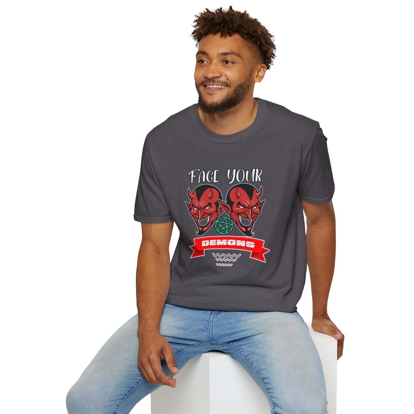 Face Your Demons Unisex Softstyle T-Shirt