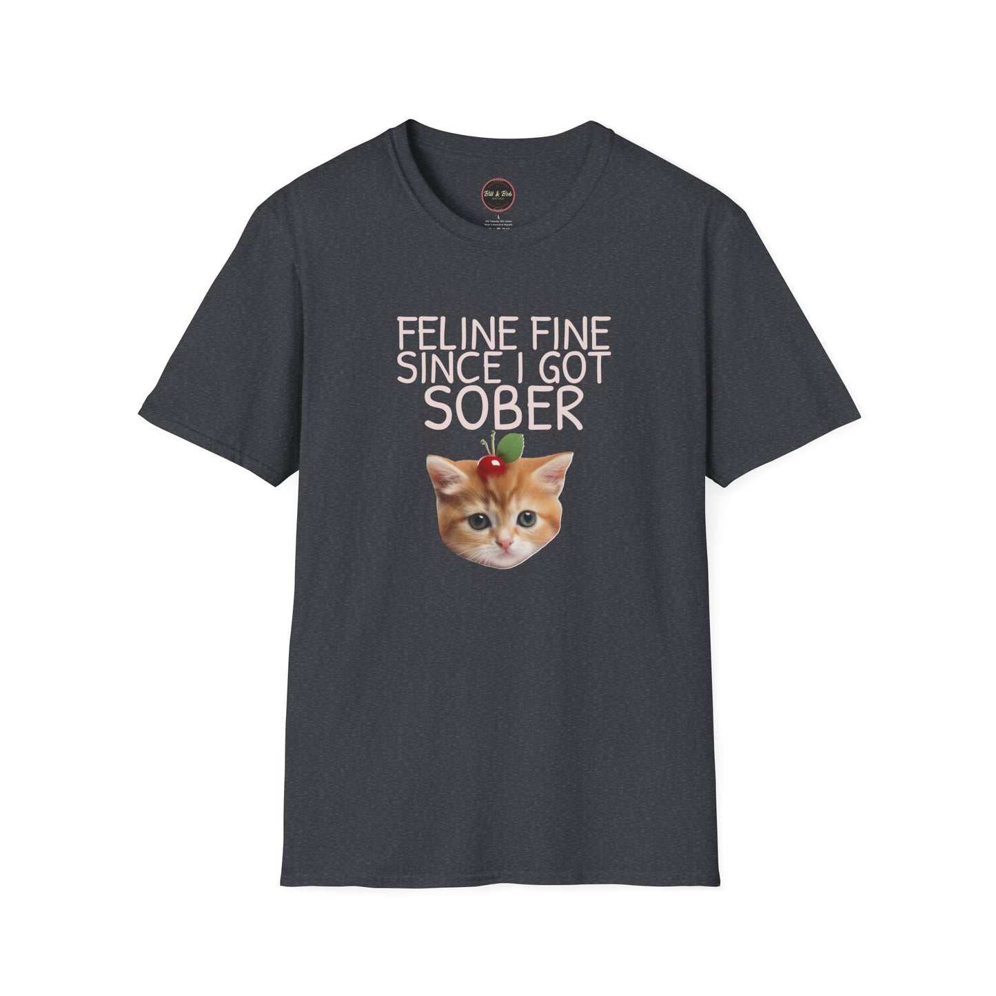 Feline Fine Unisex Softstyle T-Shirt
