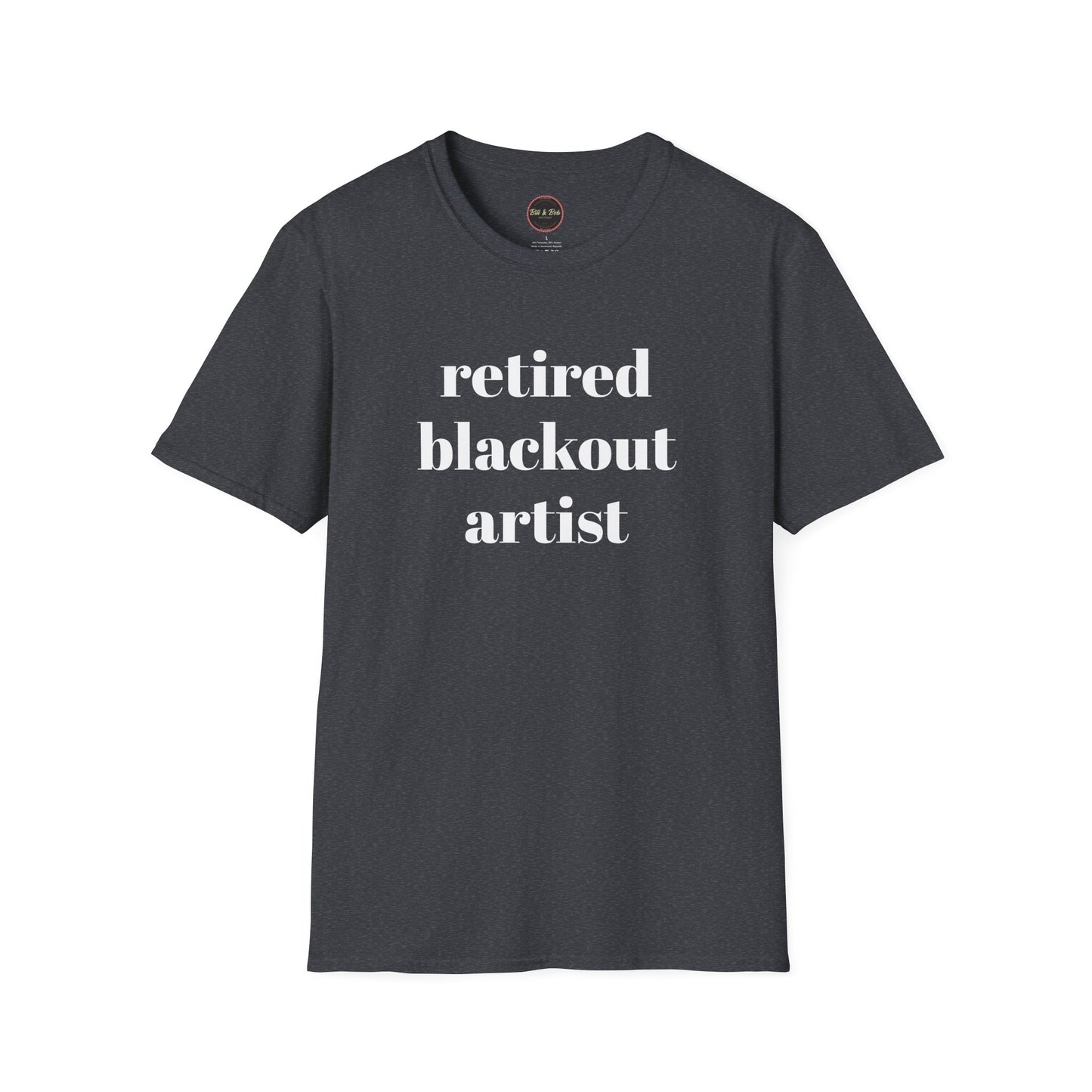 Retired Blackout Artist Unisex Softstyle T-Shirt
