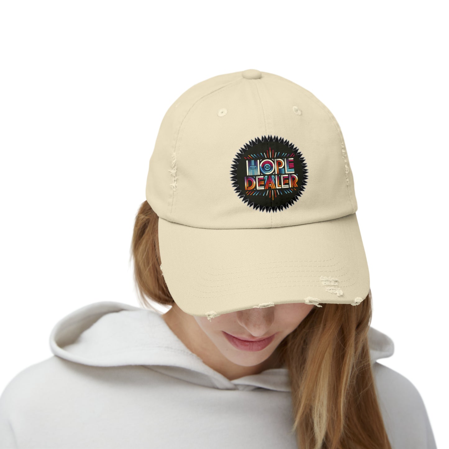 Hope Dealer Unisex Distressed Cap